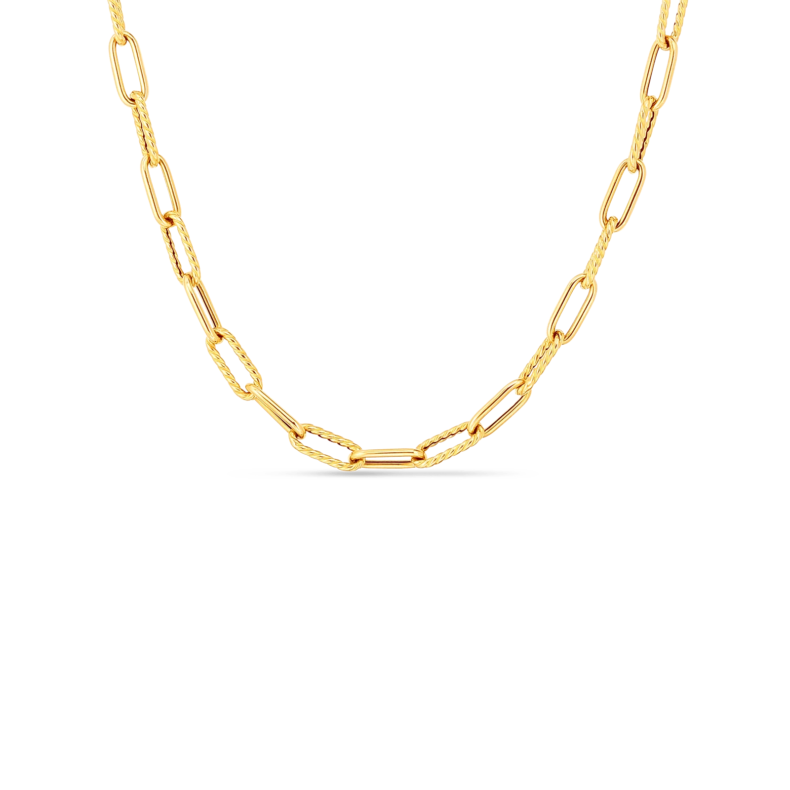 Roberto Coin 18K Yellow Gold Paperclip Chain