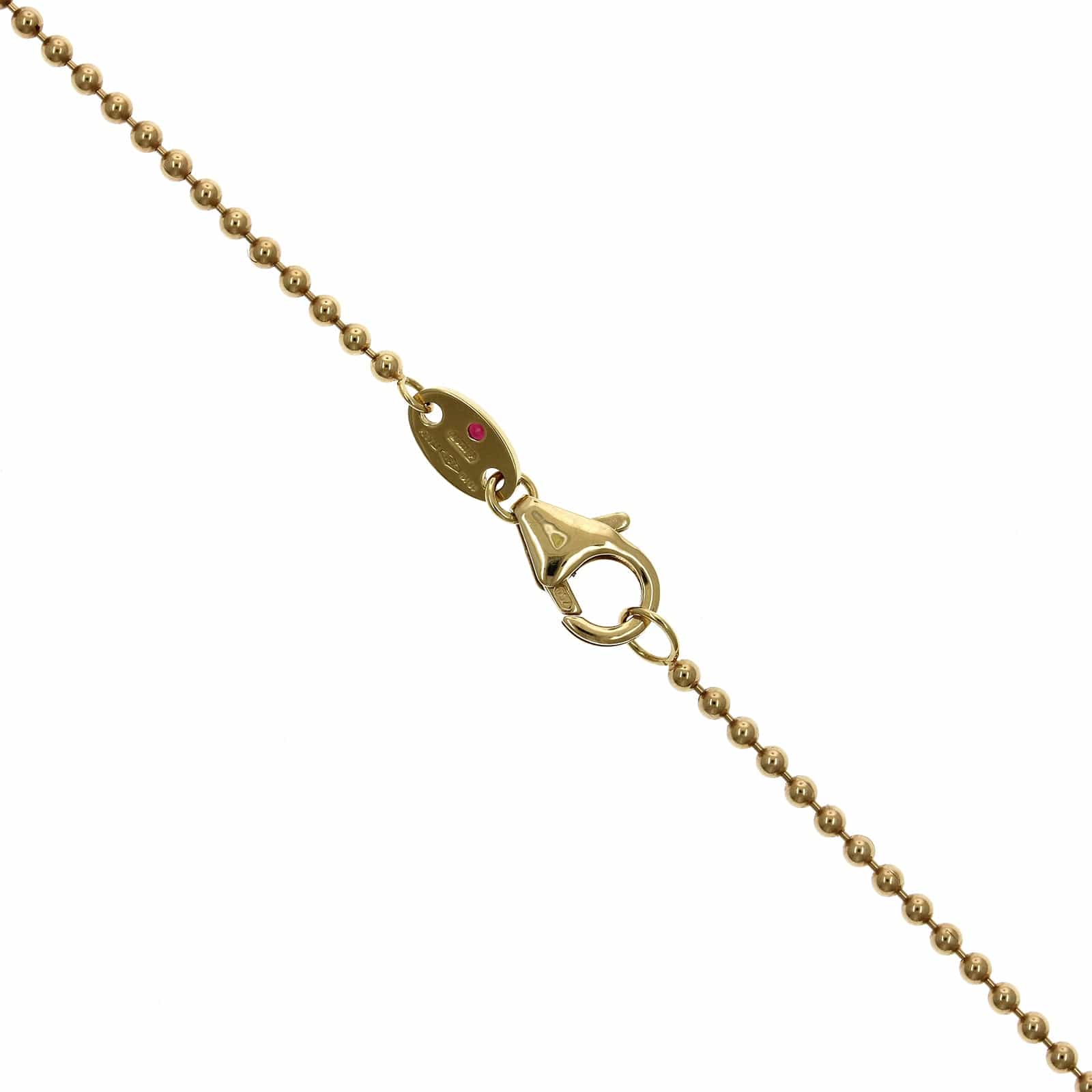 Roberto Coin 18K Yellow Gold Pearl Bead Necklace - Image 2