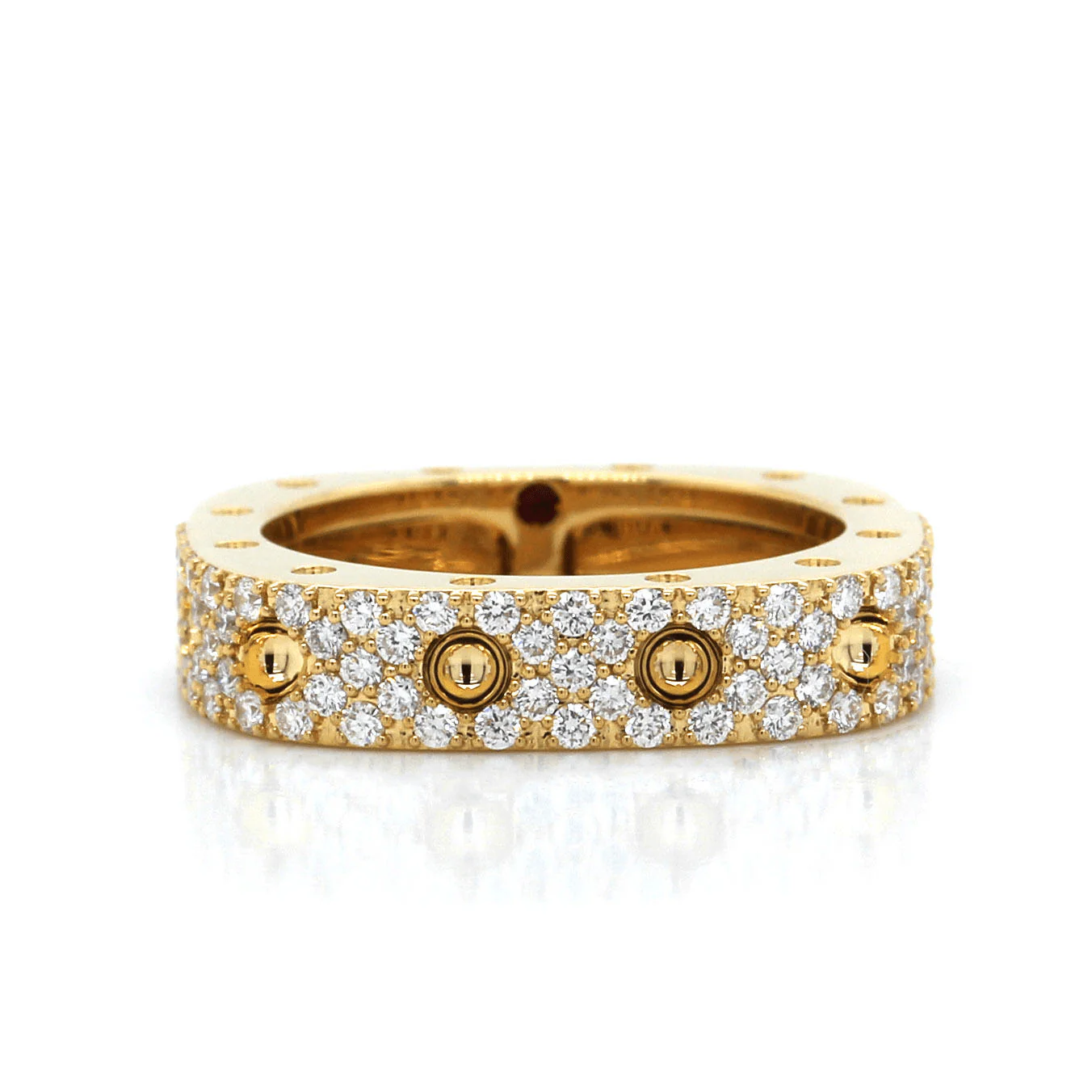 Roberto Coin 18K Yellow Gold Pois Mois Diamond Ring