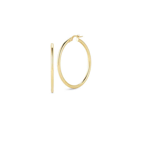 Roberto Coin 18K Yellow Gold Round Hoop Earrings