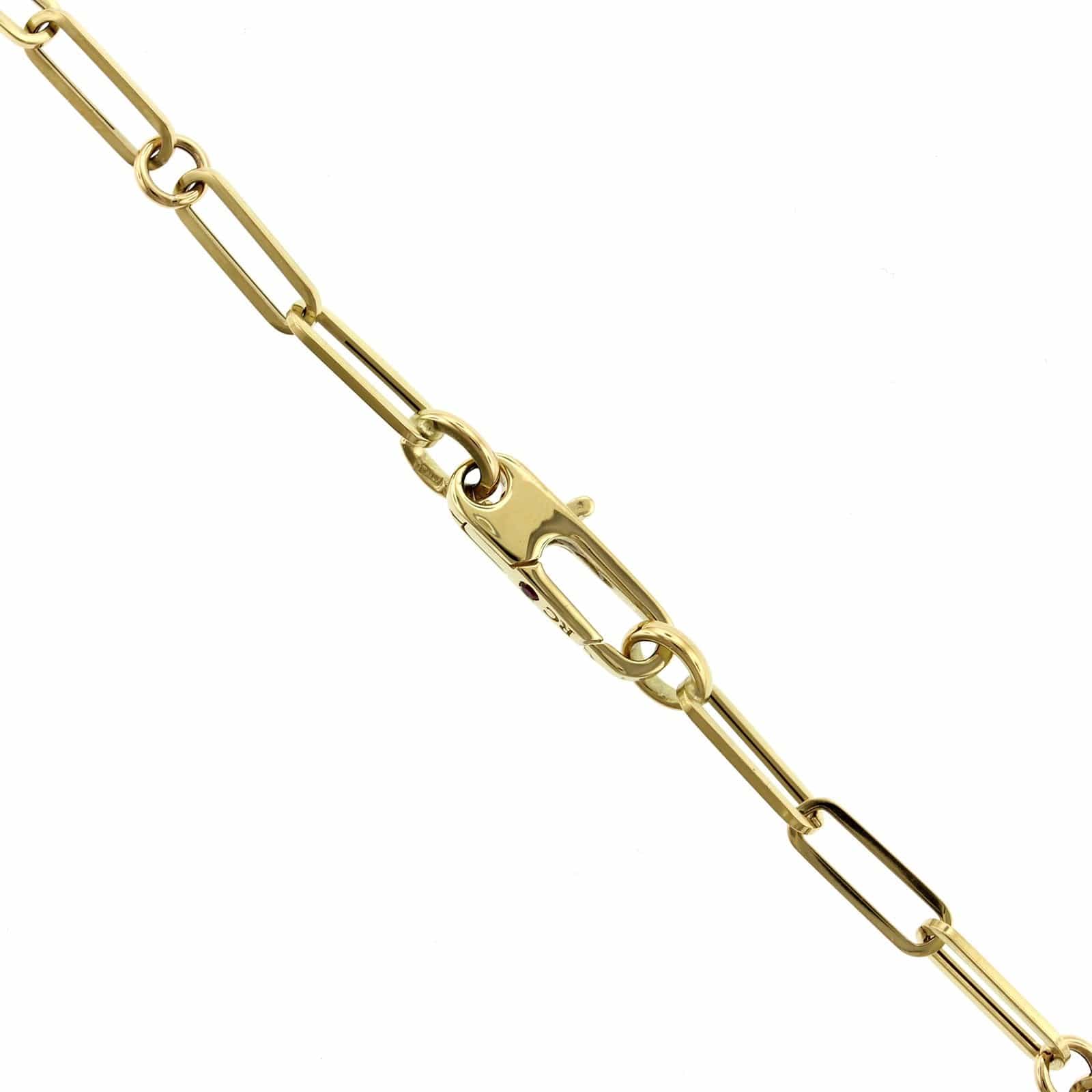Roberto Coin 18K Yellow Gold Venetian Diamond Medal Necklace - Image 7