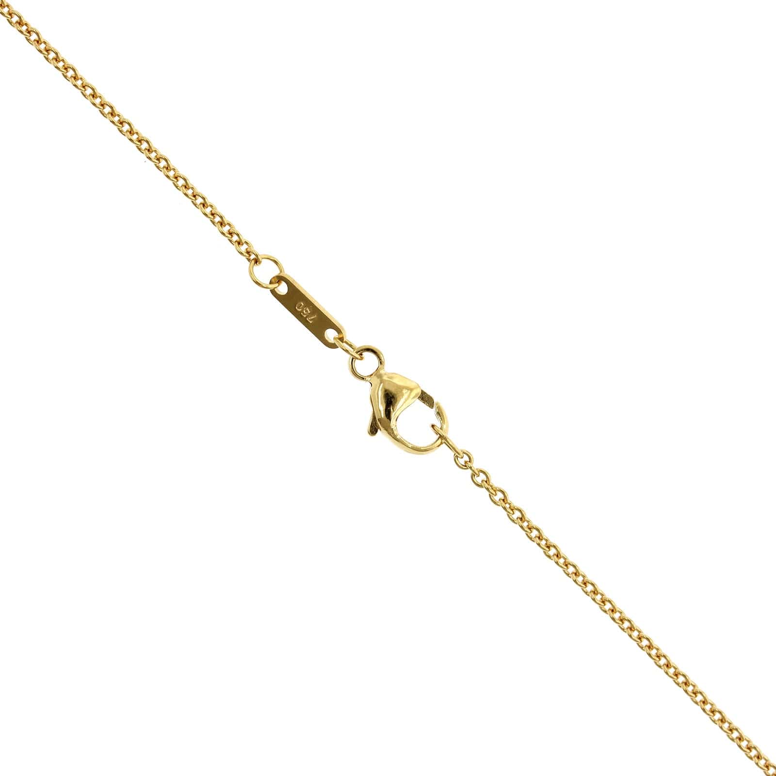 18K Yellow Gold Ruby Necklace - Image 3