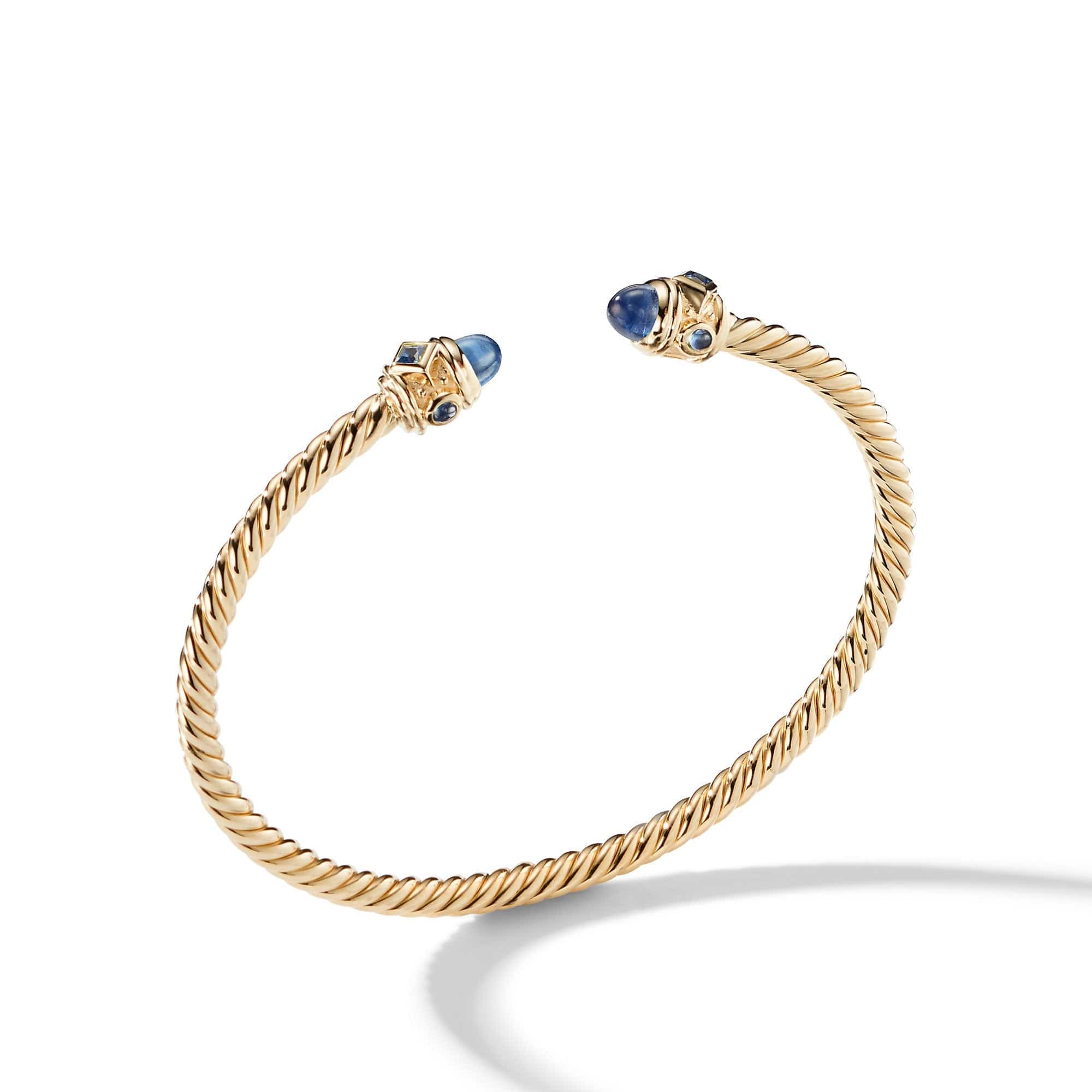 Renaissance Bracelet in 18K Yellow Gold with Blue Sapphires - Image 3