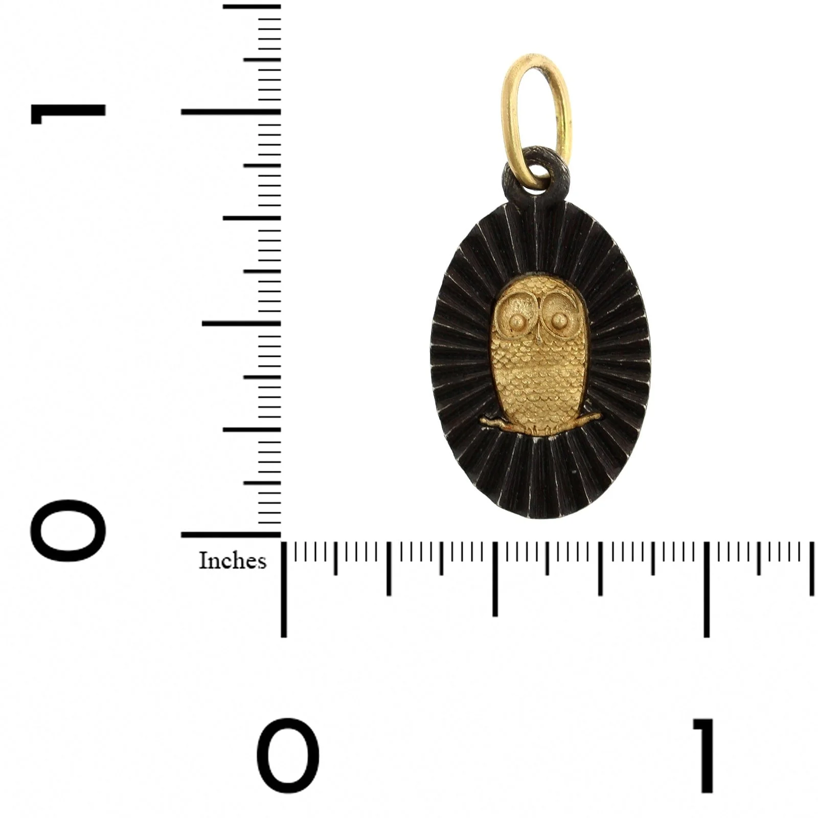 Sterling Silver & 18K Yellow Gold Ruche Owl & North Star Charm - Image 3