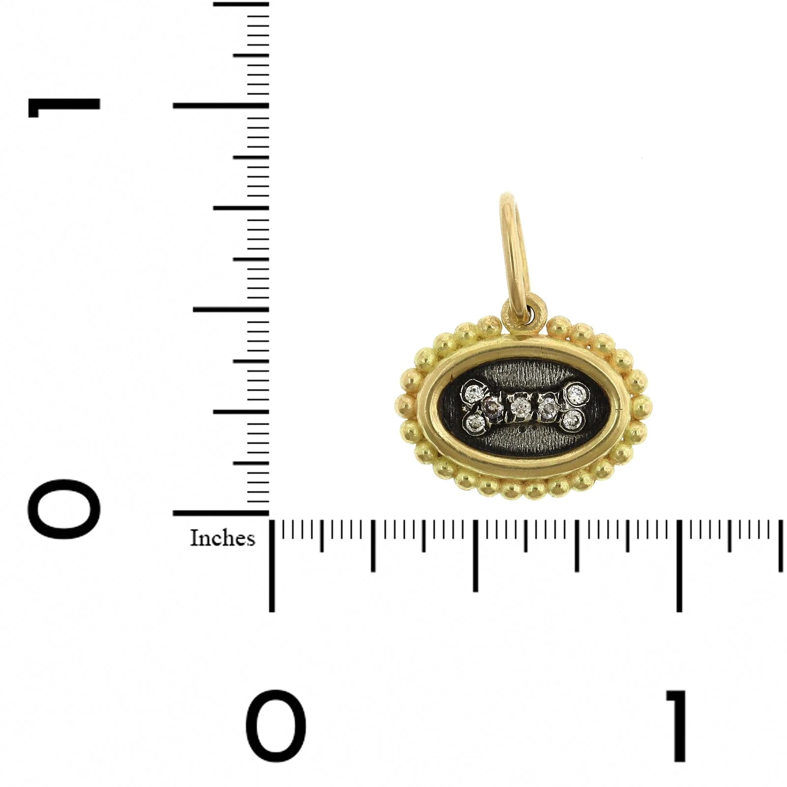 Sterling Silver & 18K Yellow Gold Dog Bone Charm - Image 3