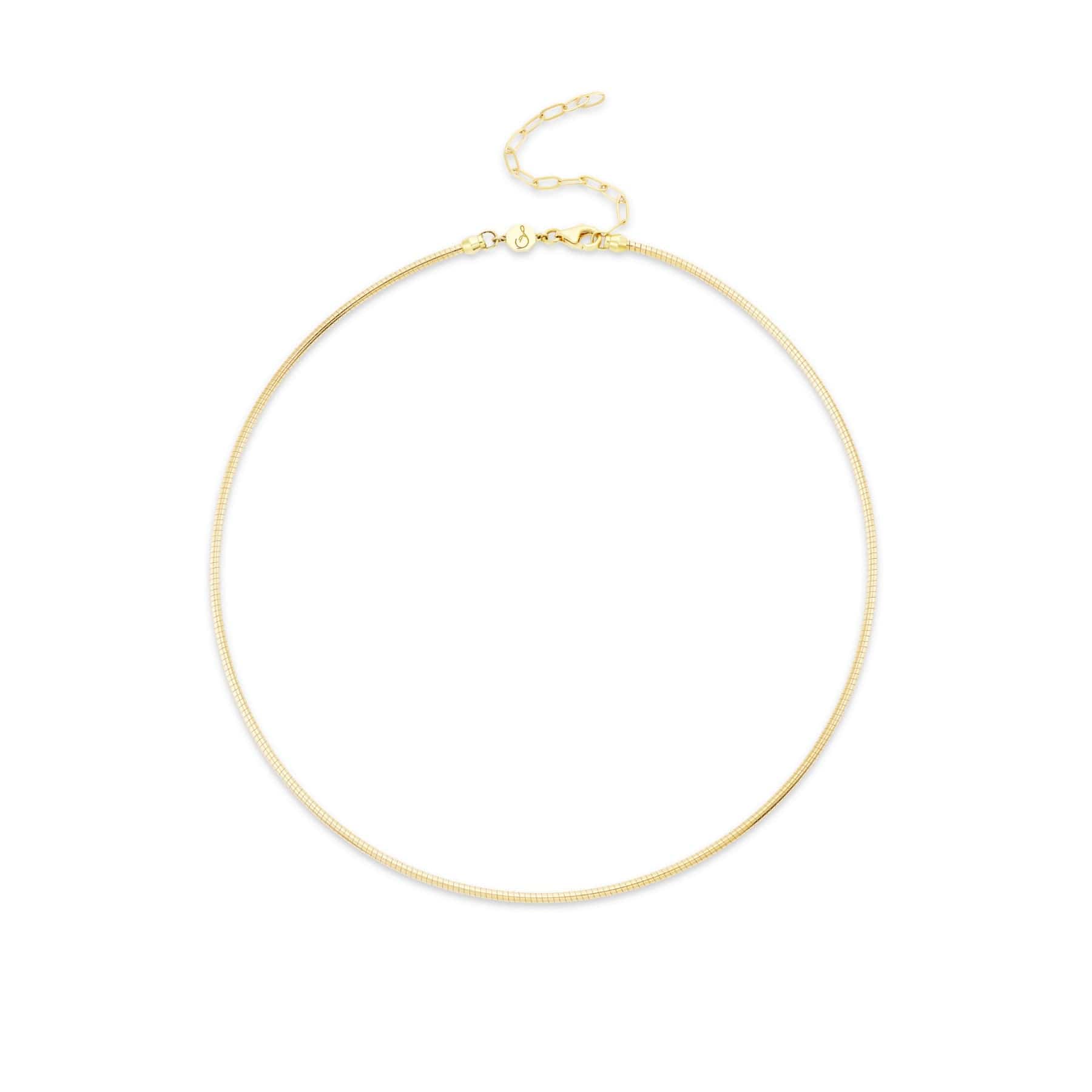 Sorellina 18K Yellow Gold Adjustable Omega Chain Necklace