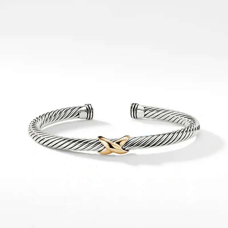 X Bracelet with Gold - Image 2