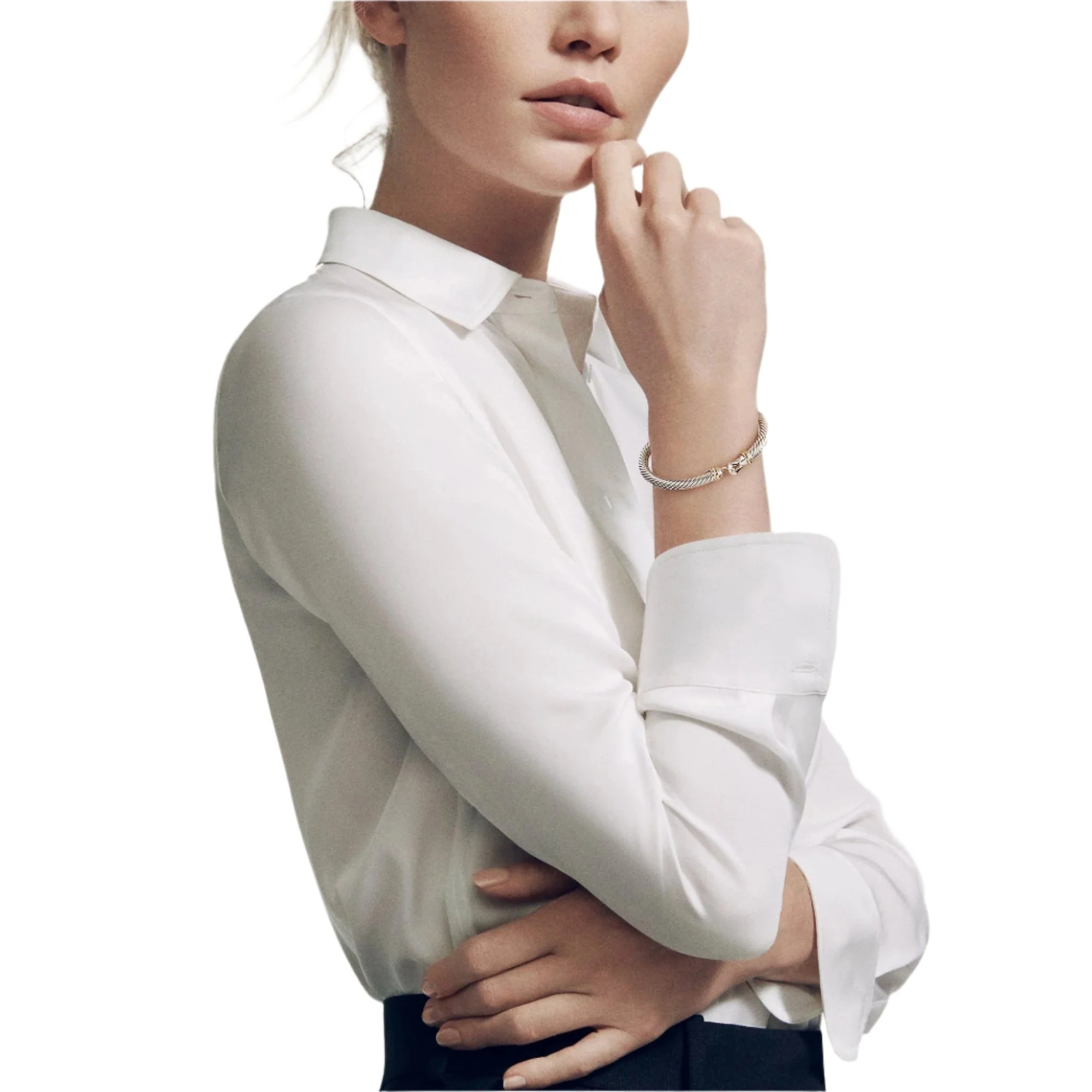 Cable Buckle Bracelet with Gold - Image 2