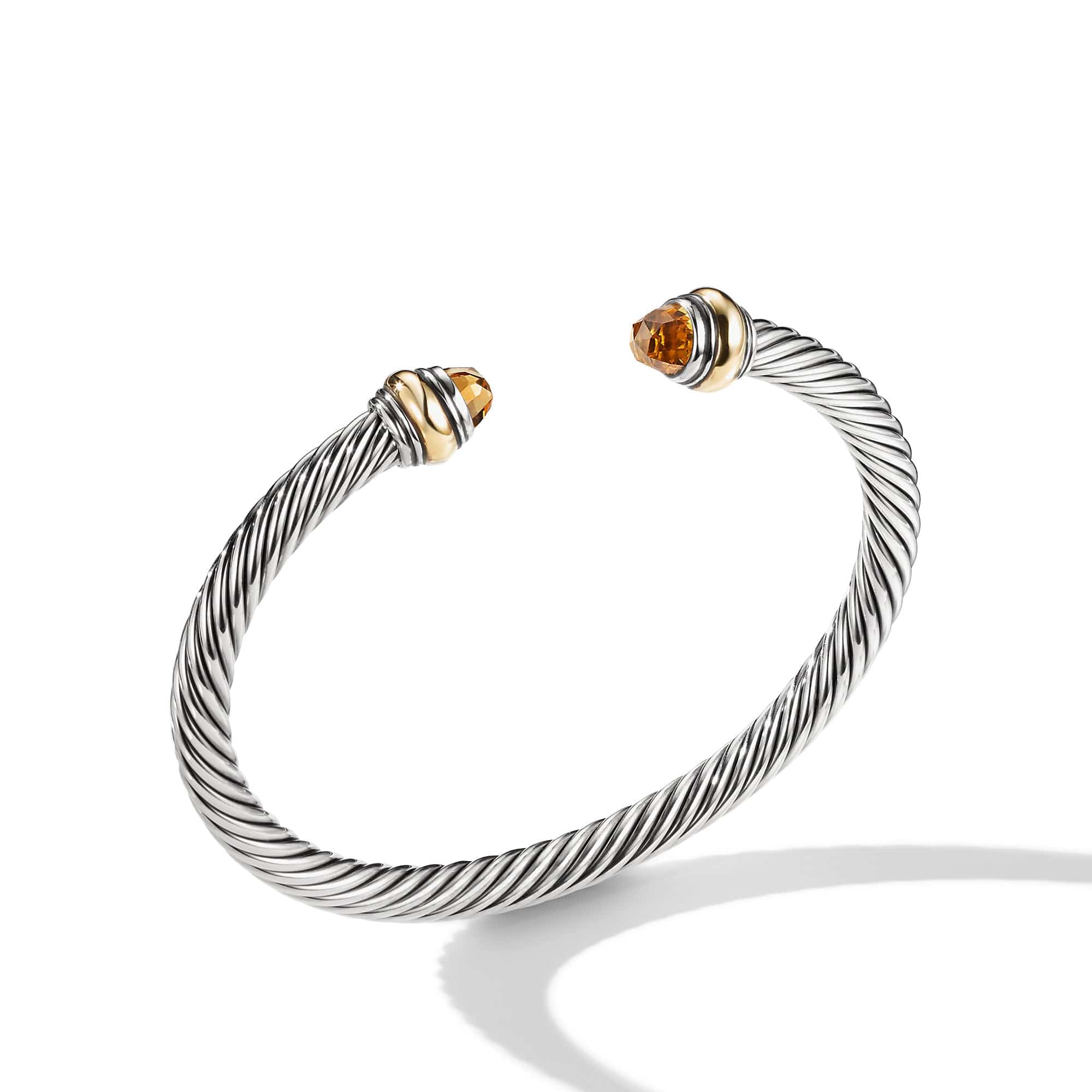 Cable Classic Bracelet with Citrine and Gold - Image 3
