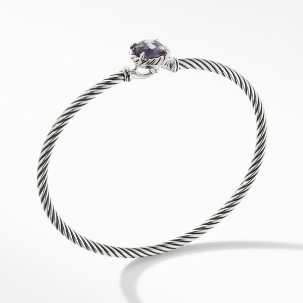 Chatelaine Bracelet with Lavender Amethyst over Hematine - Image 3