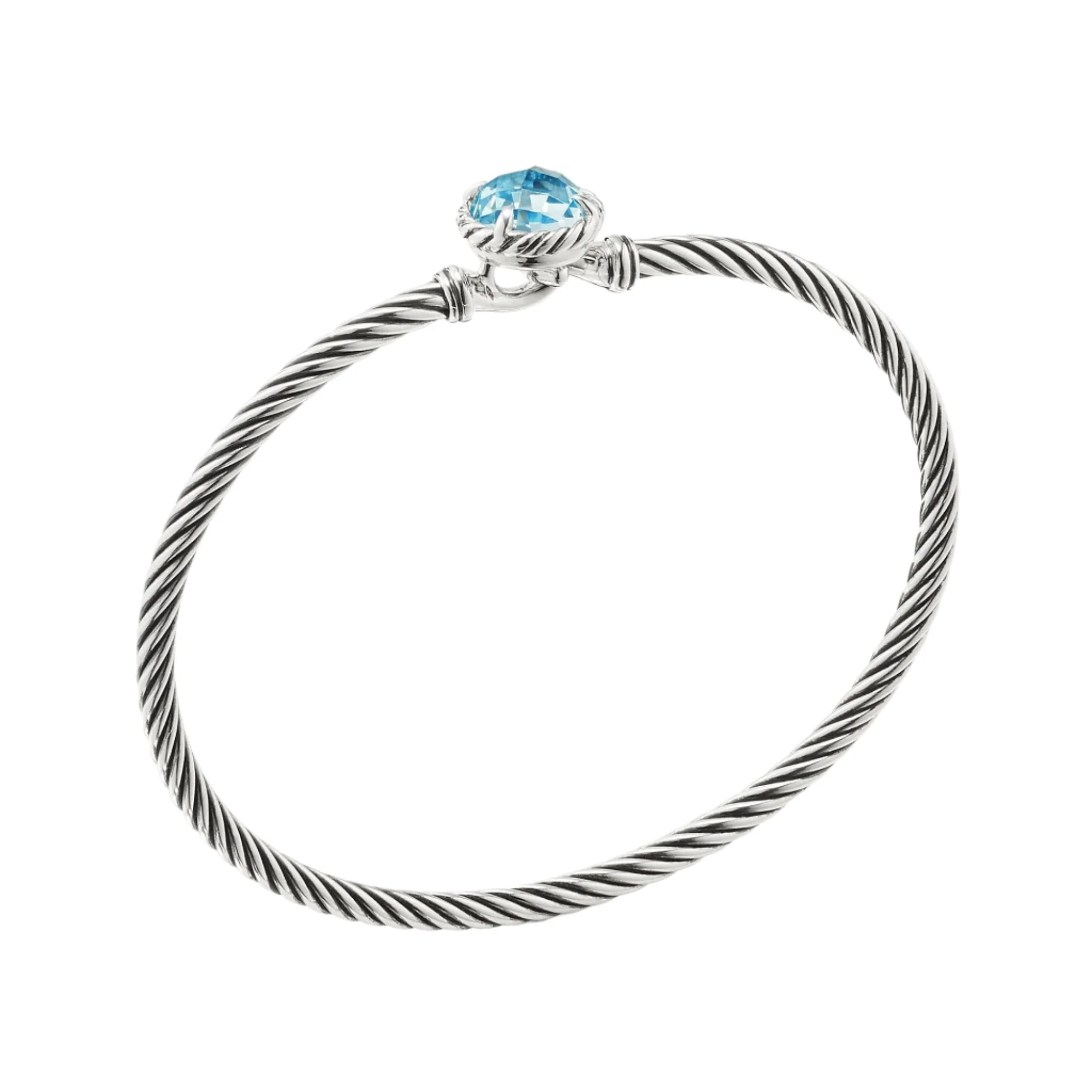Chatelaine Bracelet with Blue Topaz - Image 3
