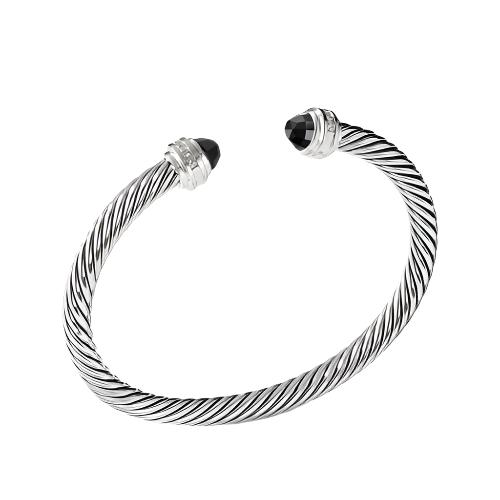 Bracelet with Black Onyx and Diamonds - Image 3