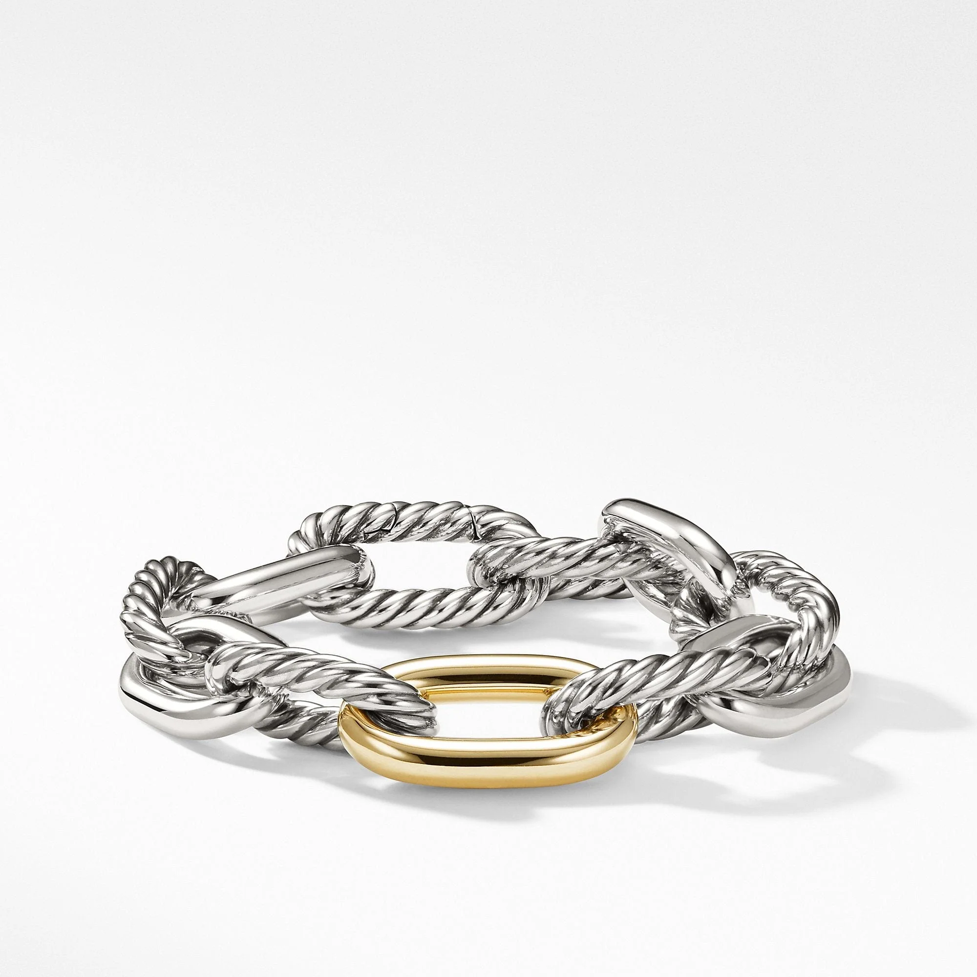 DY Madison Large Bracelet with 18K Gold, 13