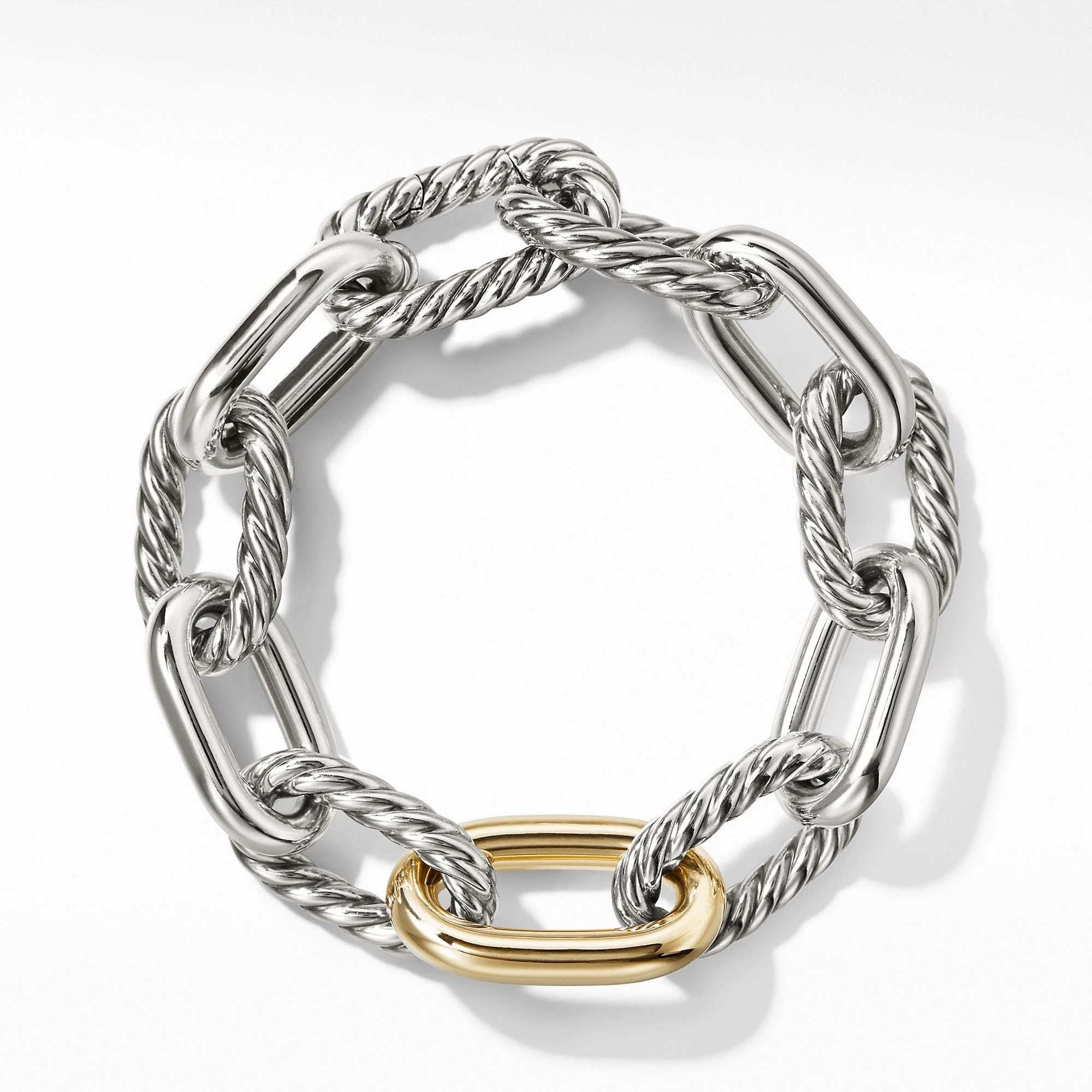 DY Madison Large Bracelet with 18K Gold, 13 - Image 3