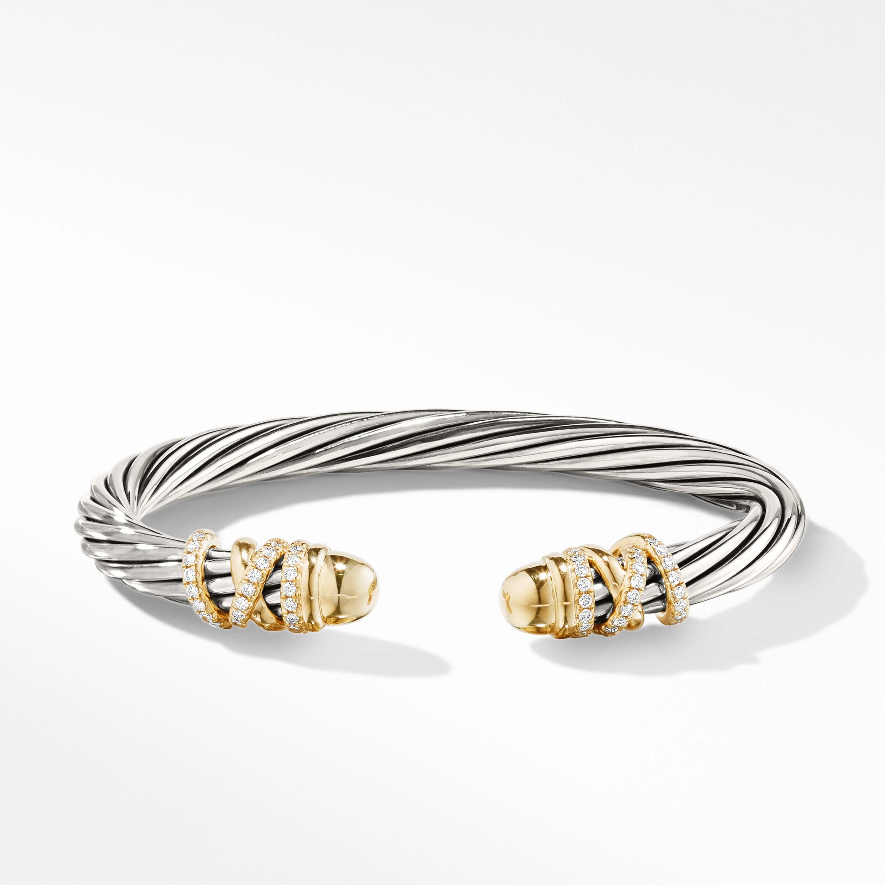 Helena Bracelet with Gold Dome and Diamonds - Image 3