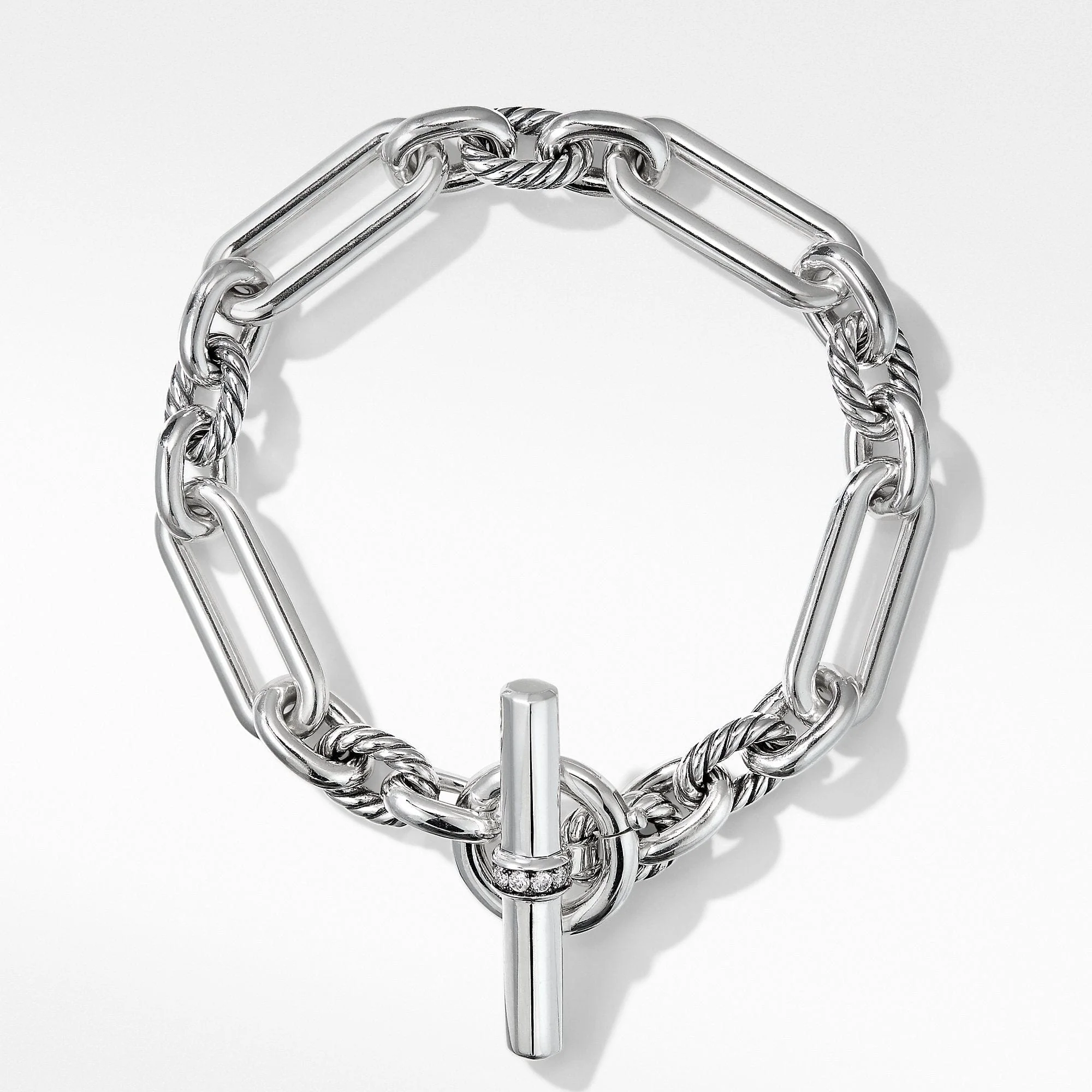 Lexington Chain Bracelet with Diamonds - Image 2