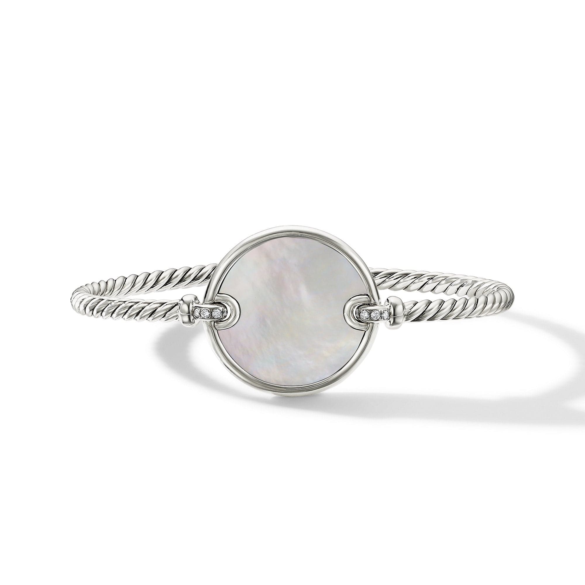 DY Elements Bracelet with Mother of Pearl and Pavé Diamonds - Image 2