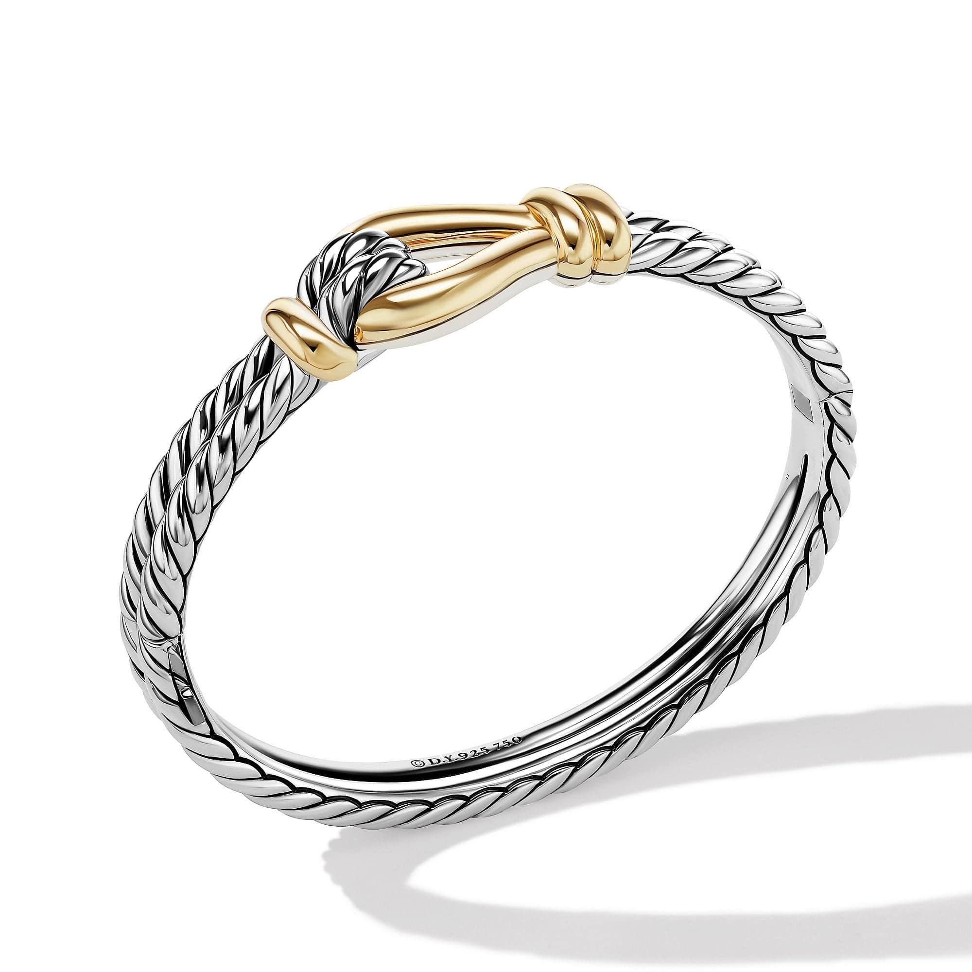 Thoroughbred Loop Bracelet with 18K Yellow Gold - Image 2