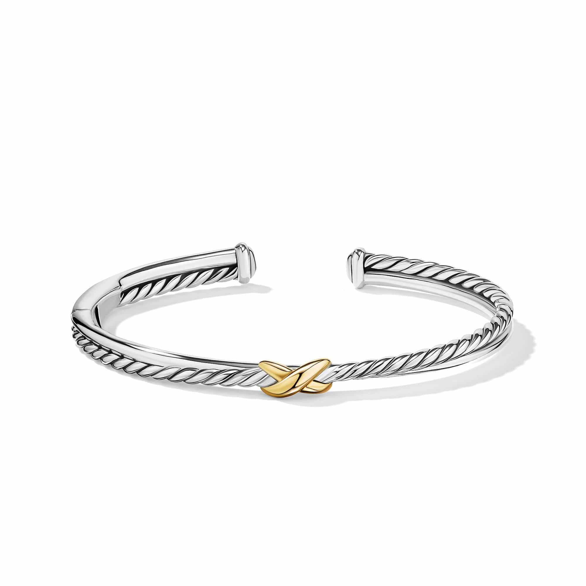 Petite X Center Station Bracelet with 18K Yellow Gold - Image 2