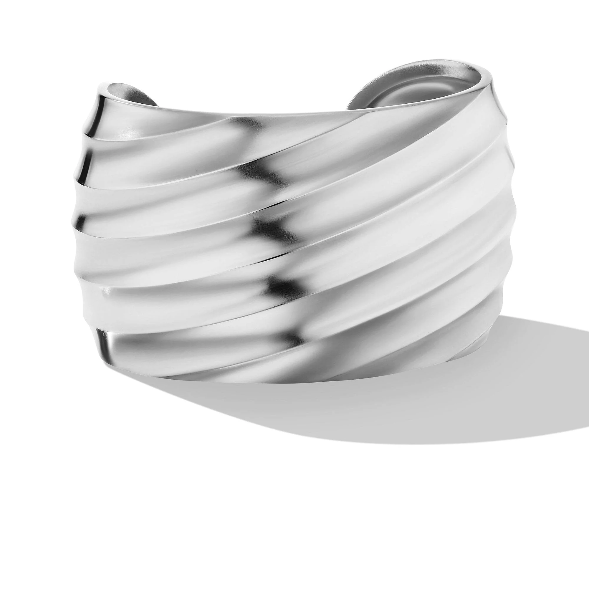 Cable Edge™ Bracelet in Recycled Sterling Silver