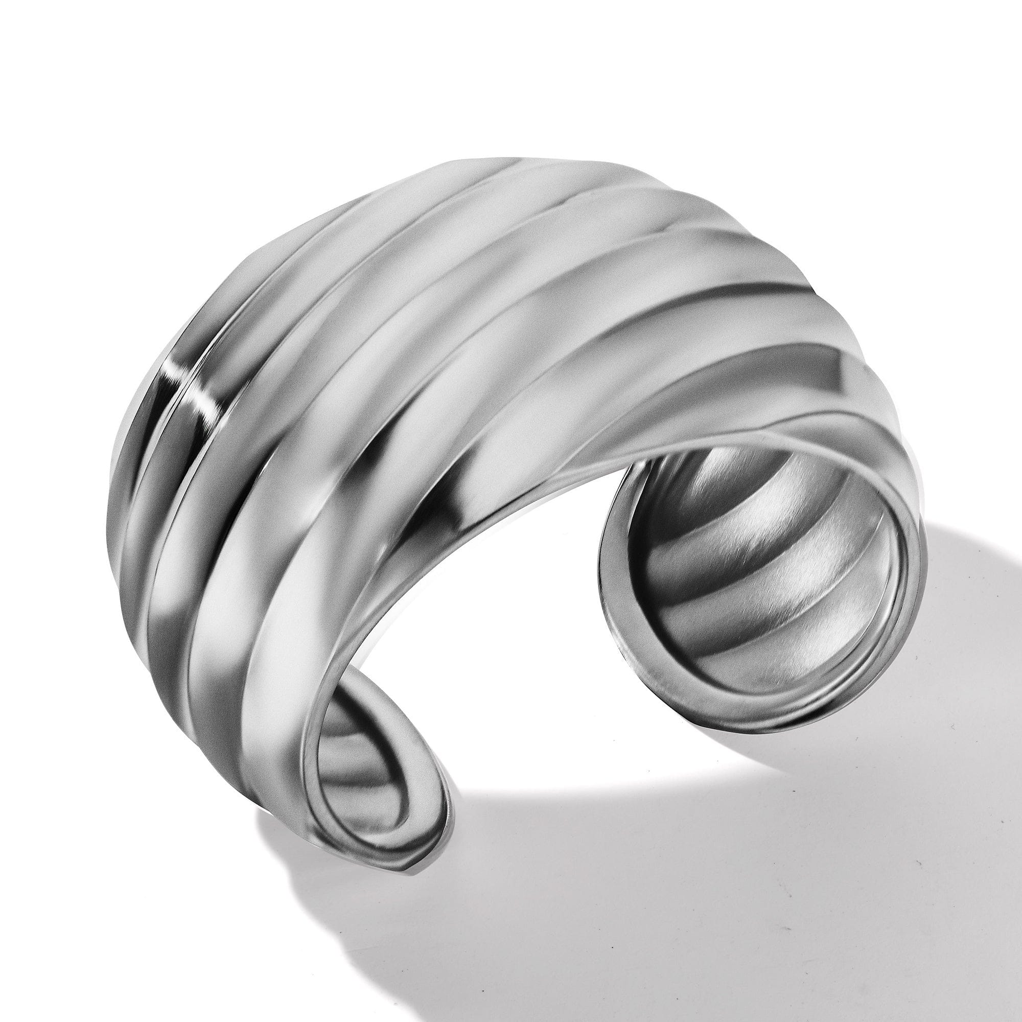 Cable Edge™ Bracelet in Recycled Sterling Silver - Image 2