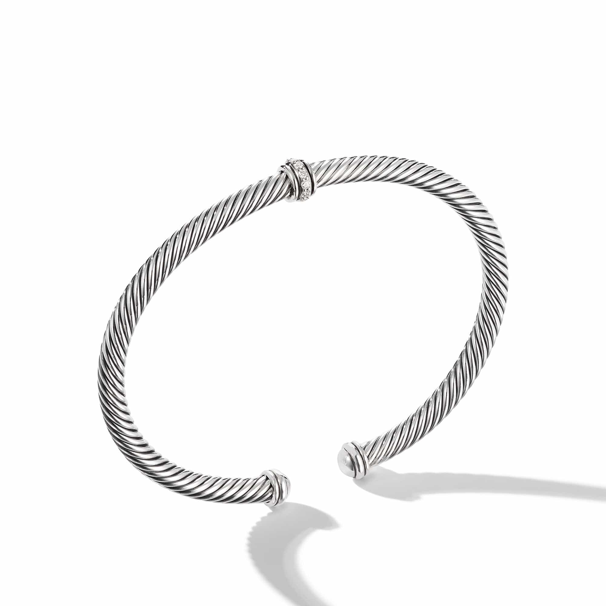 Cable Classic Center Station Bracelet with Diamonds - Image 3