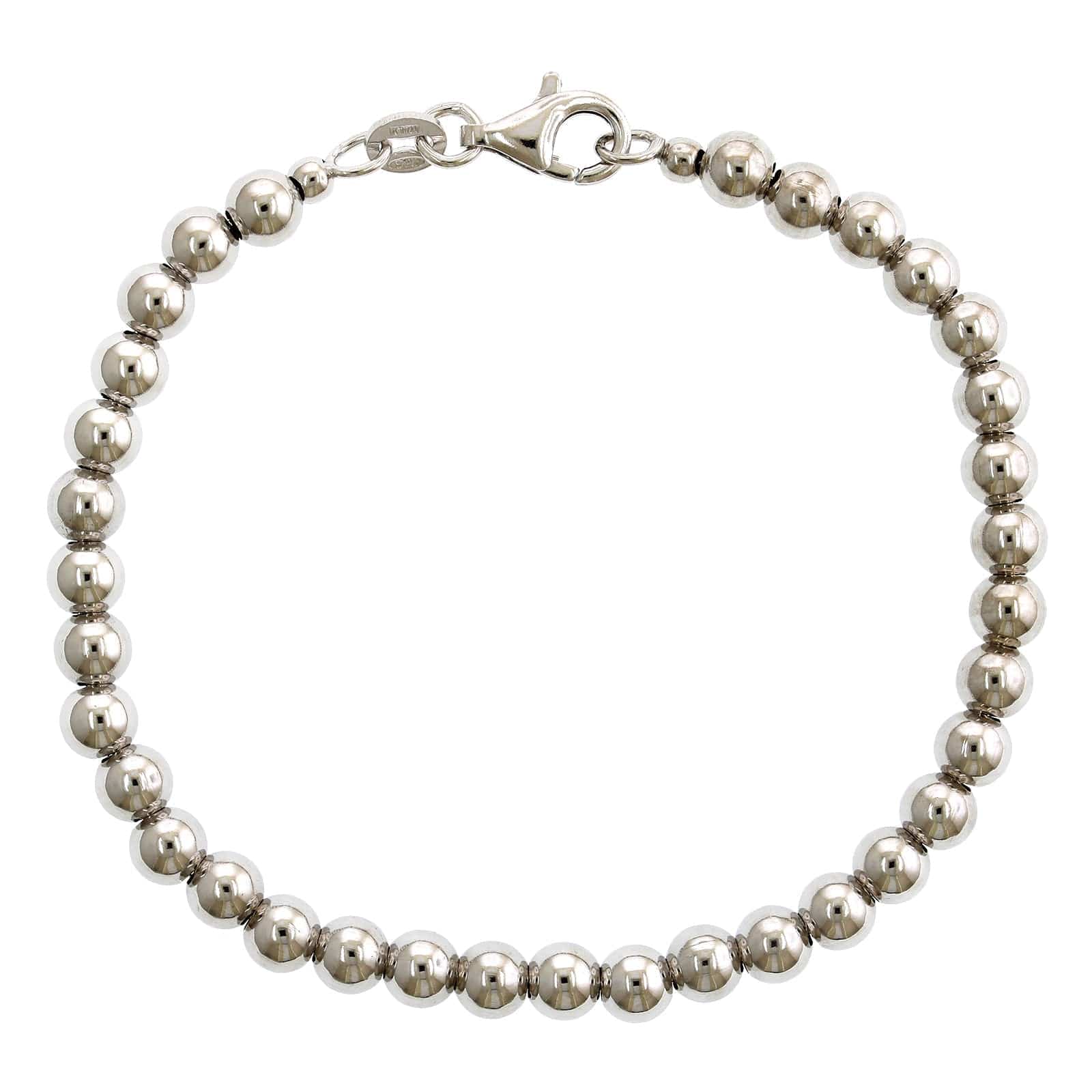 Sterling Silver Beaded Bracelet