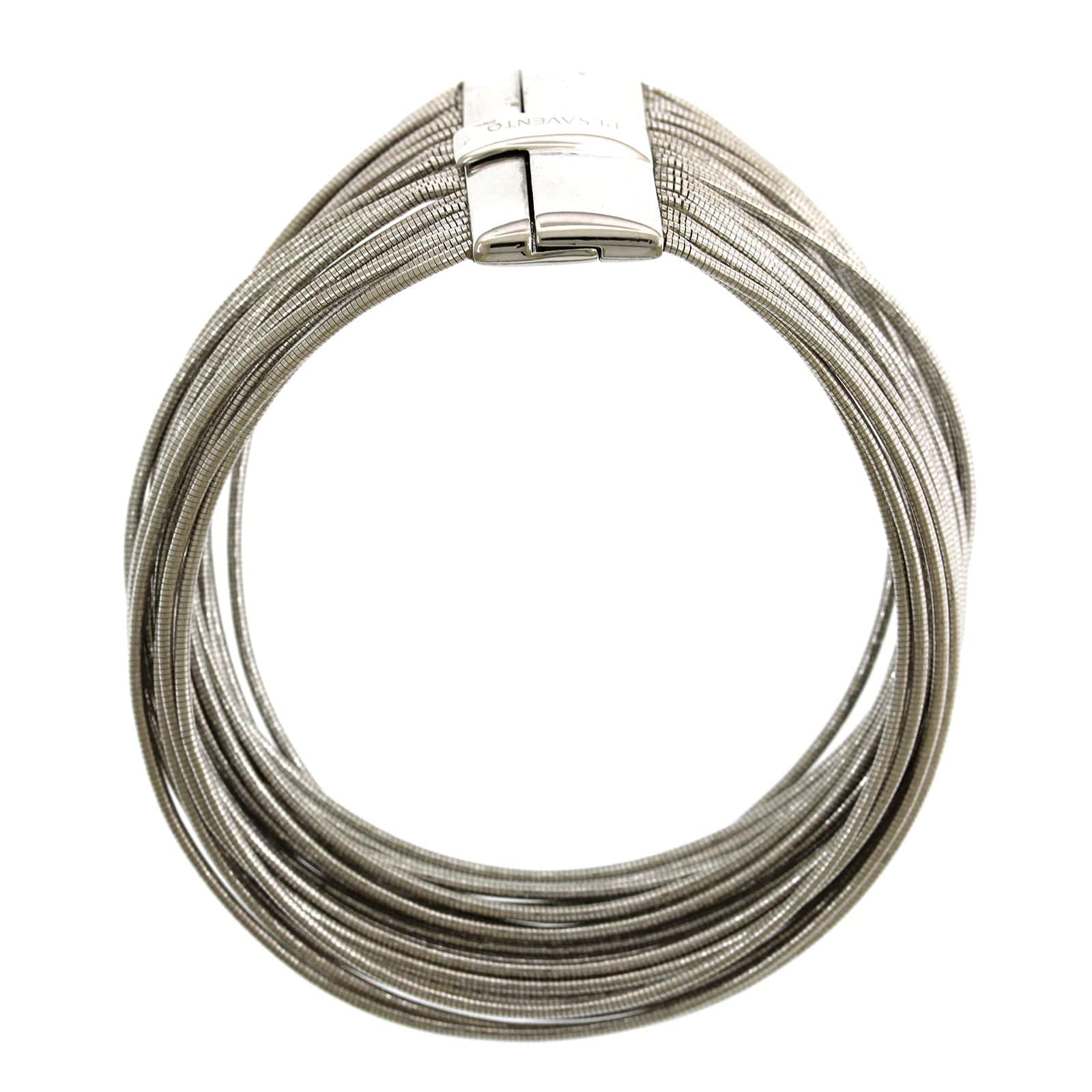 Sterling Silver Multi Spring Thick Bracelet - Image 2
