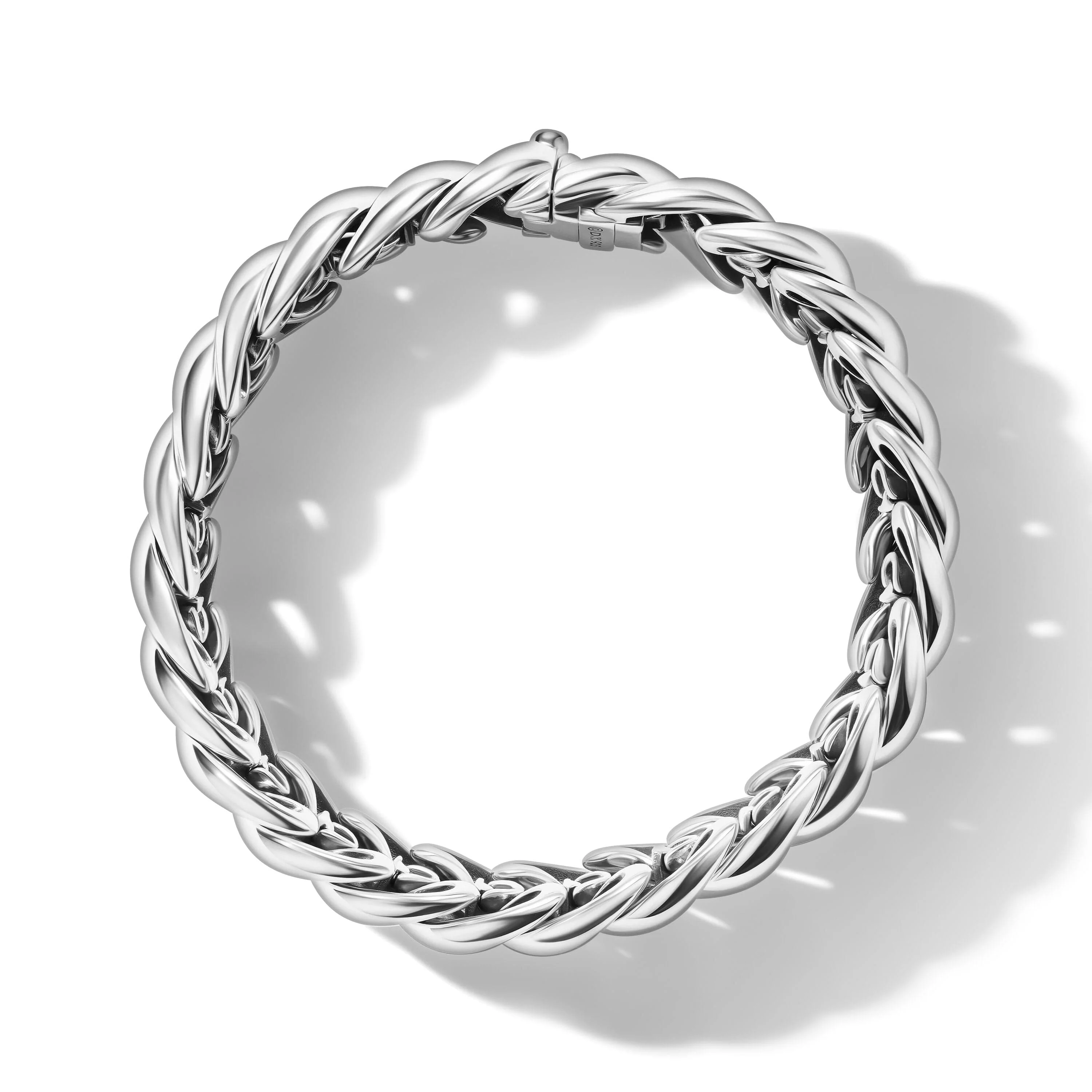 Sculpted Cable Bracelet in Sterling Silver - Image 2