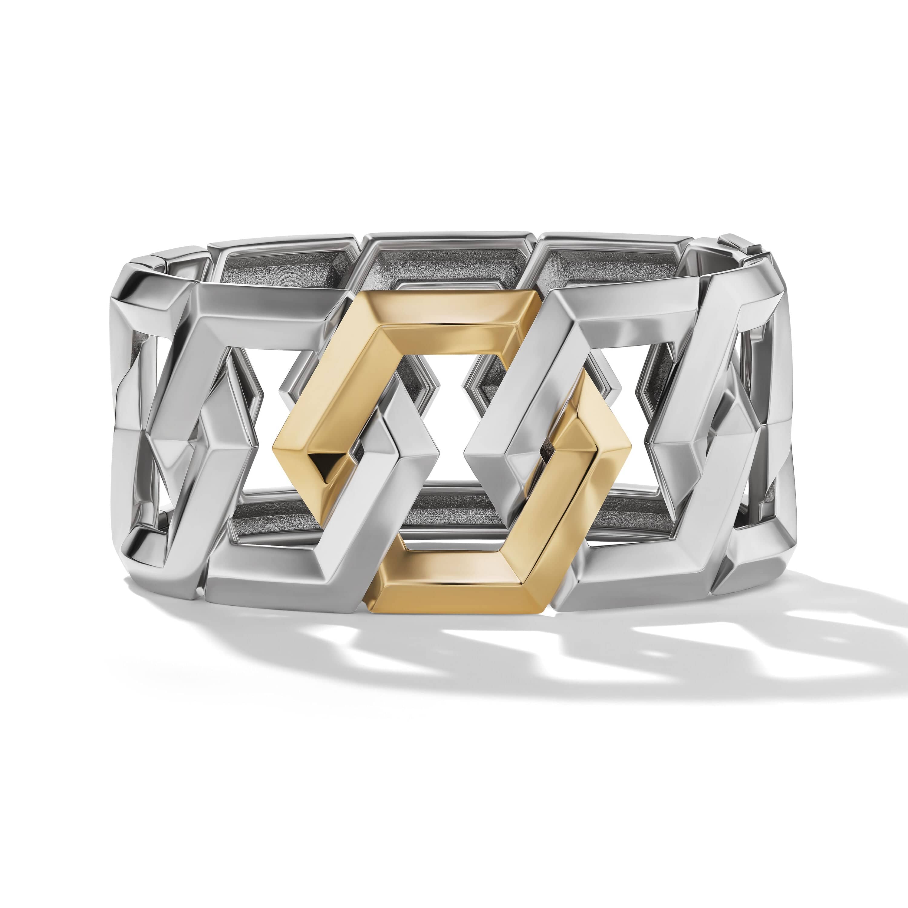 Carlyle Bracelet in Sterling Silver with 18K Yellow Gold