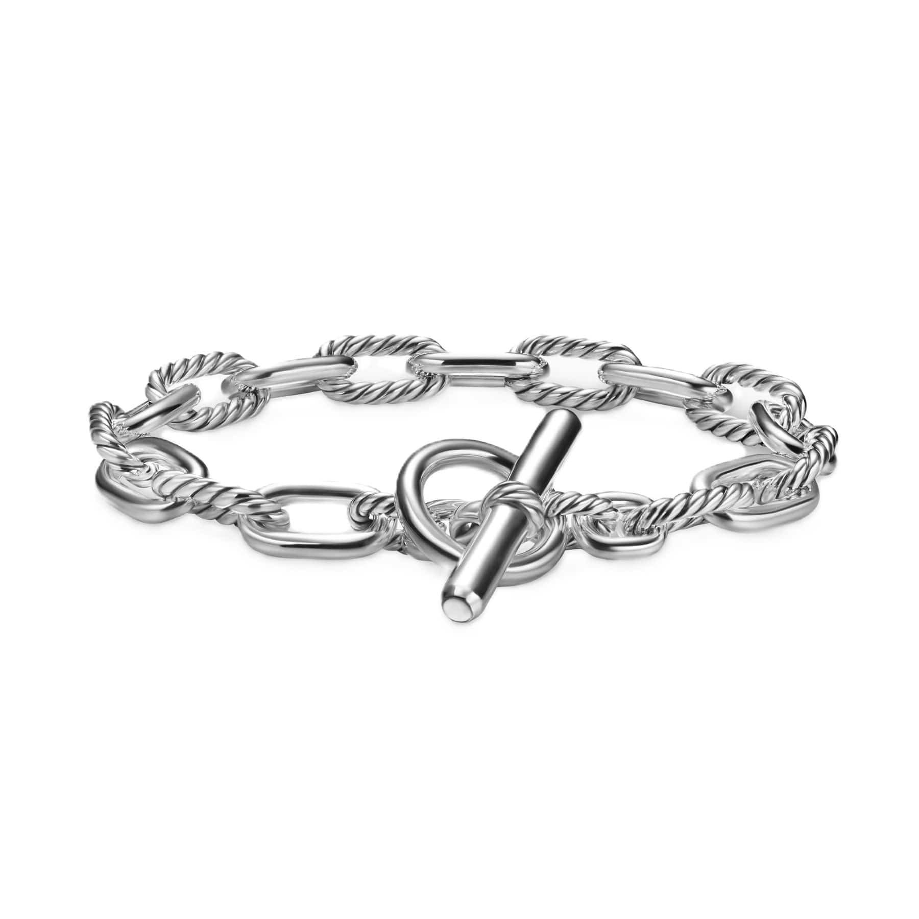 DY Madison® Toggle Chain Bracelet Sterling Silver, 8.5mm