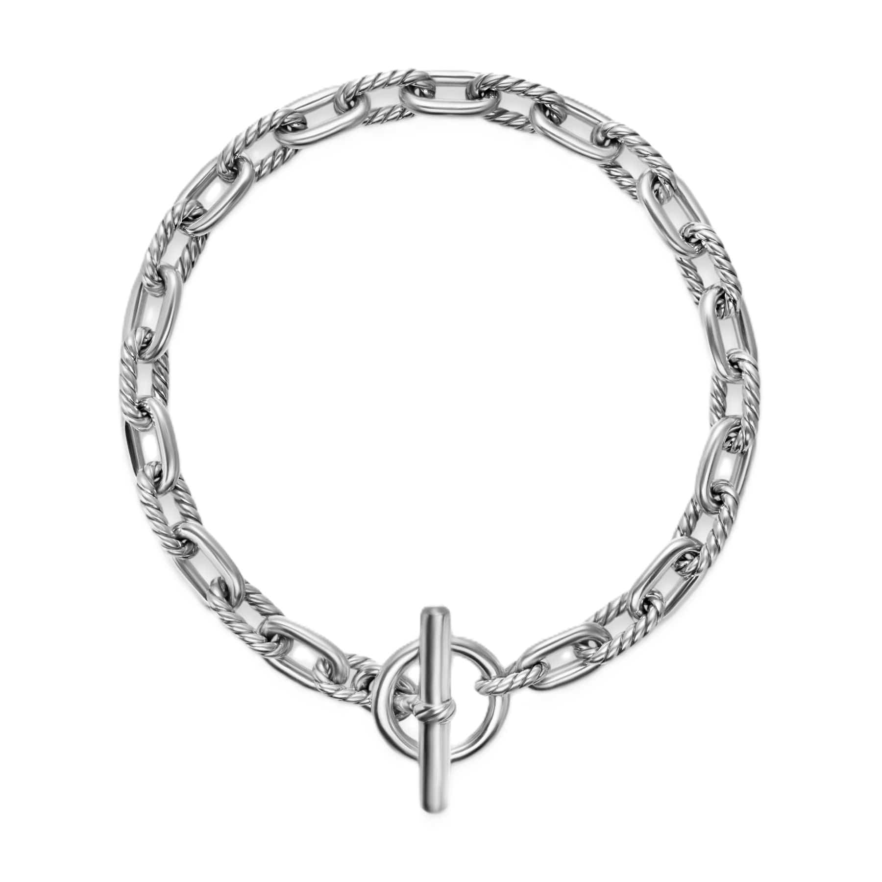 DY Madison® Toggle Chain Bracelet Sterling Silver, 5.5mm - Image 2