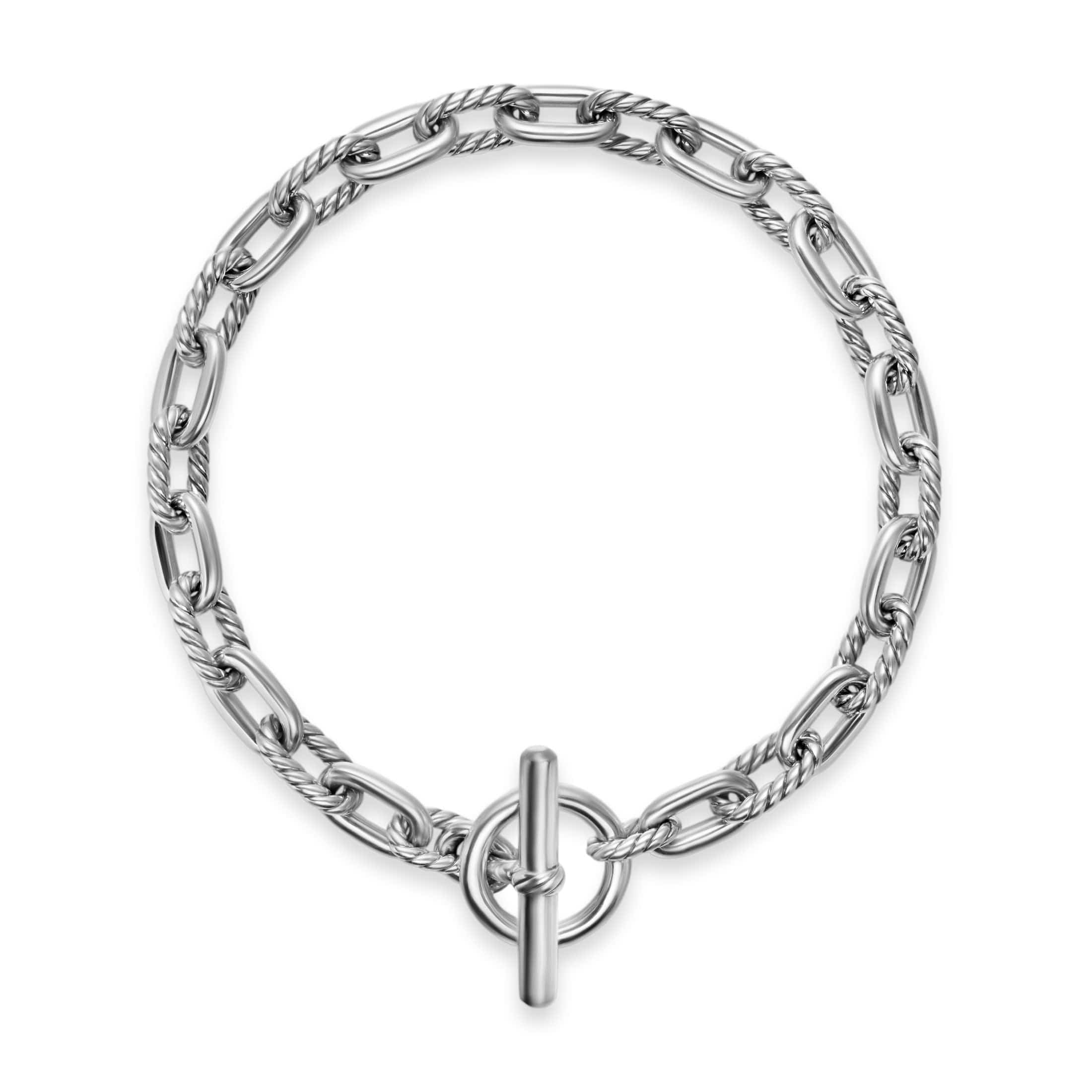 DY Madison® Toggle Chain Bracelet Sterling Silver, 5.5mm - Image 2