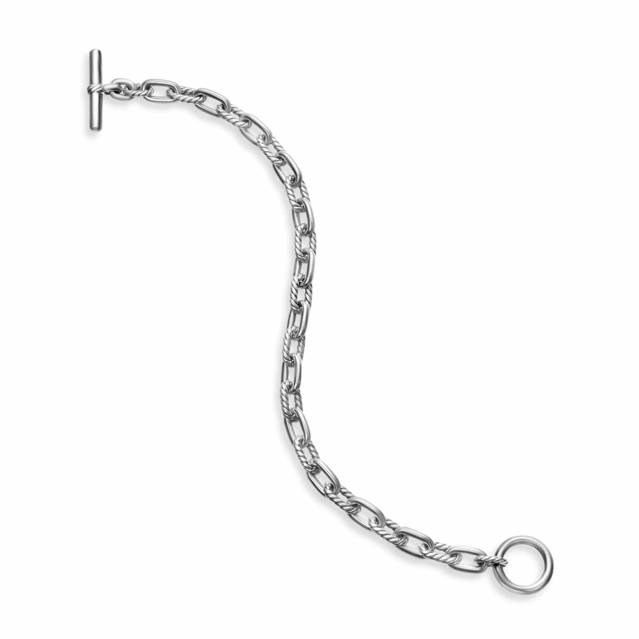 DY Madison® Toggle Chain Bracelet Sterling Silver, 5.5mm - Image 3
