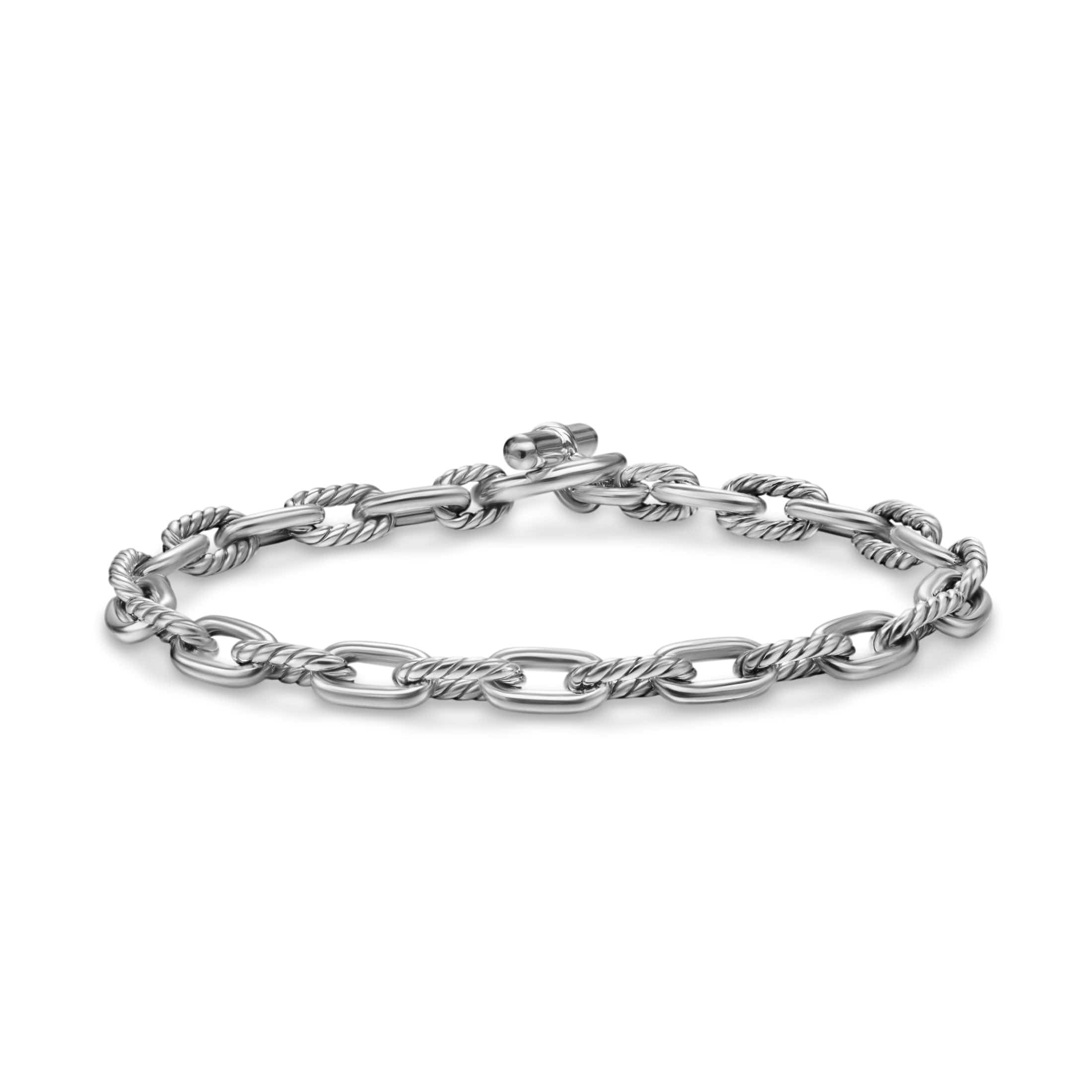 DY Madison® Toggle Chain Bracelet Sterling Silver, 5.5mm - Image 4
