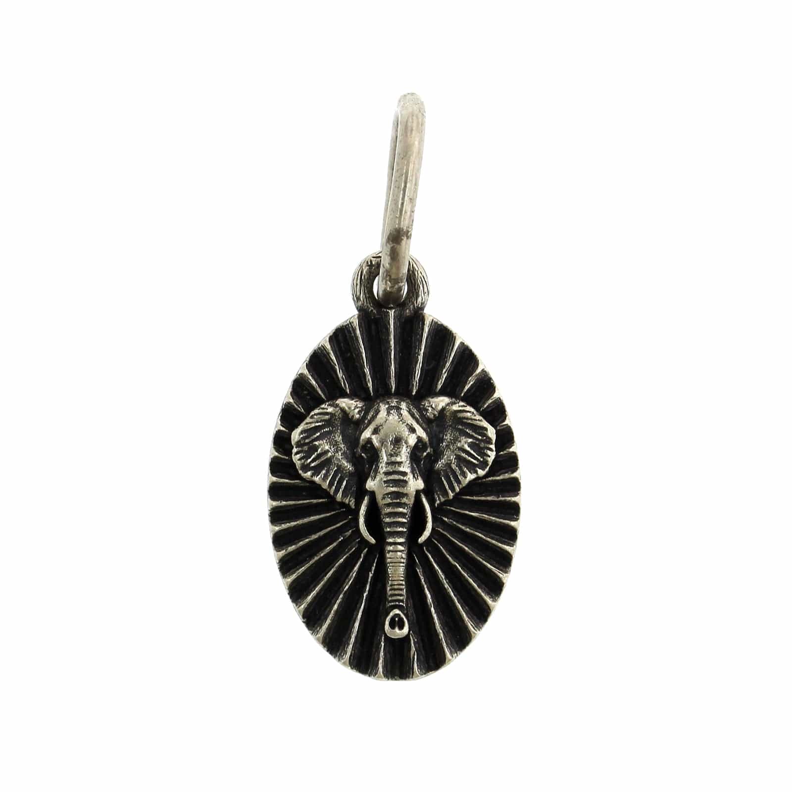 Sterling Silver Baby Ruche Elephant Charm