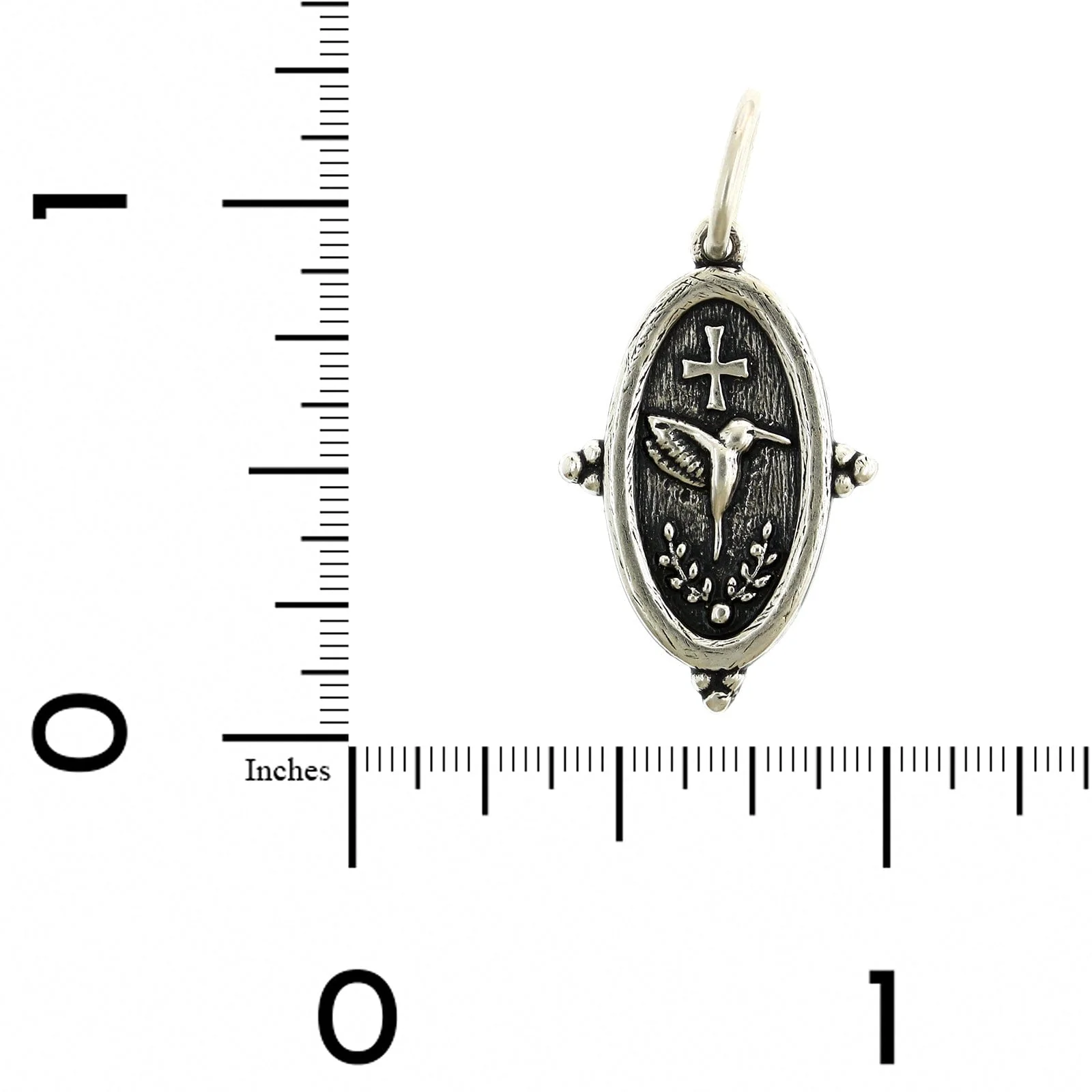 Sterling Silver Baby Hummingbird Charm - Image 3