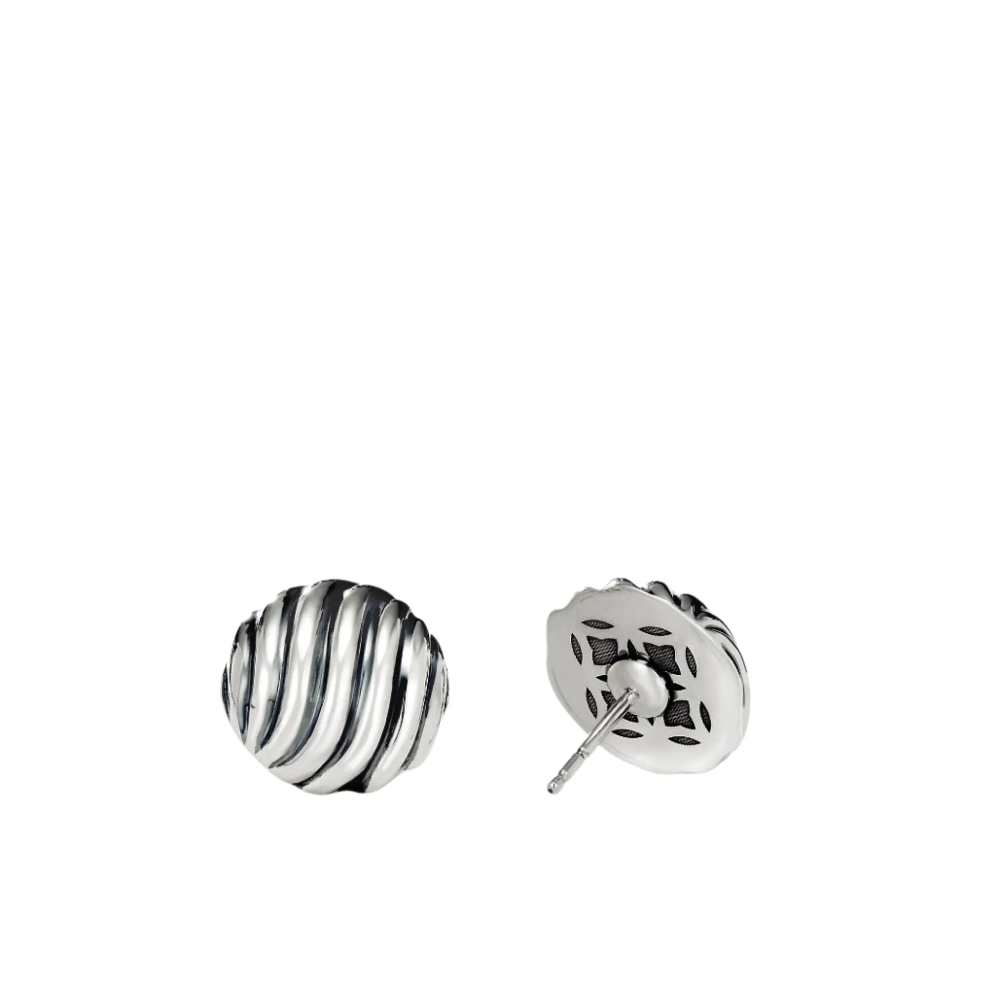 Sculpted Cable Earrings - Image 2