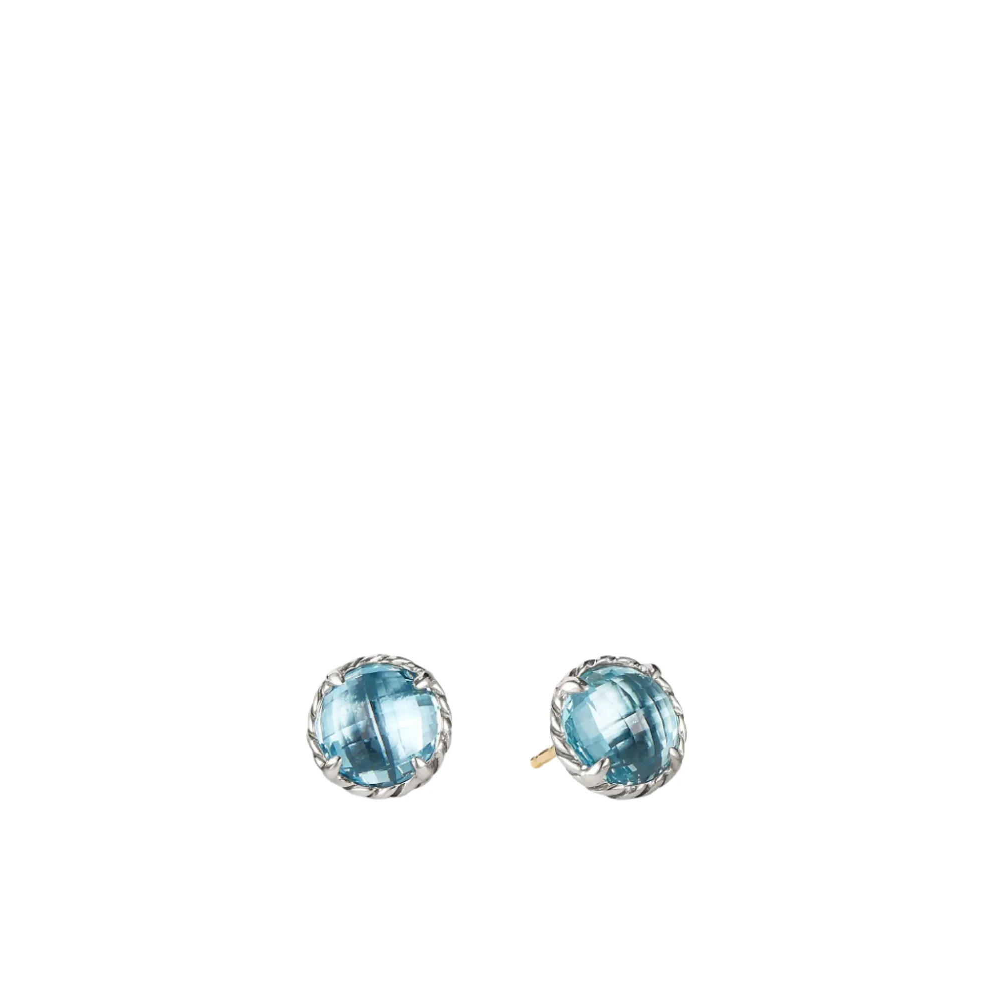 Earrings with Blue Topaz - Image 3