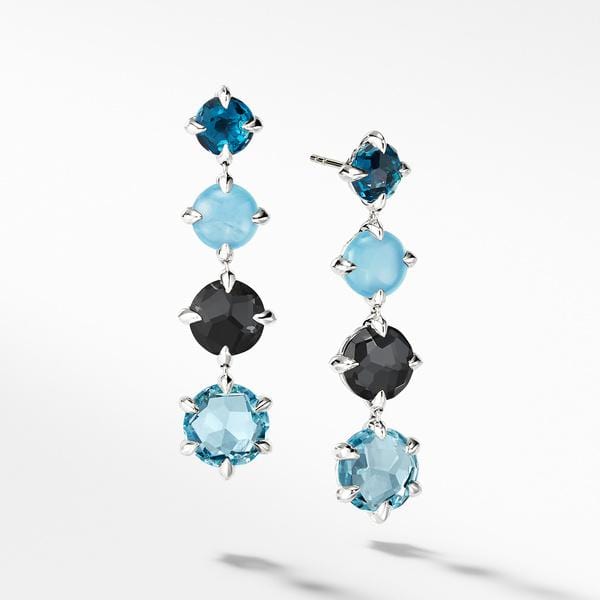 Chatelaine® Drop Earrings with Blue Topaz