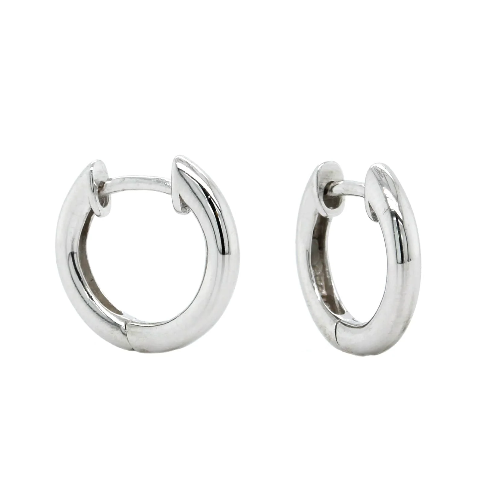 Sterling Silver Huggie Hoop Earrings