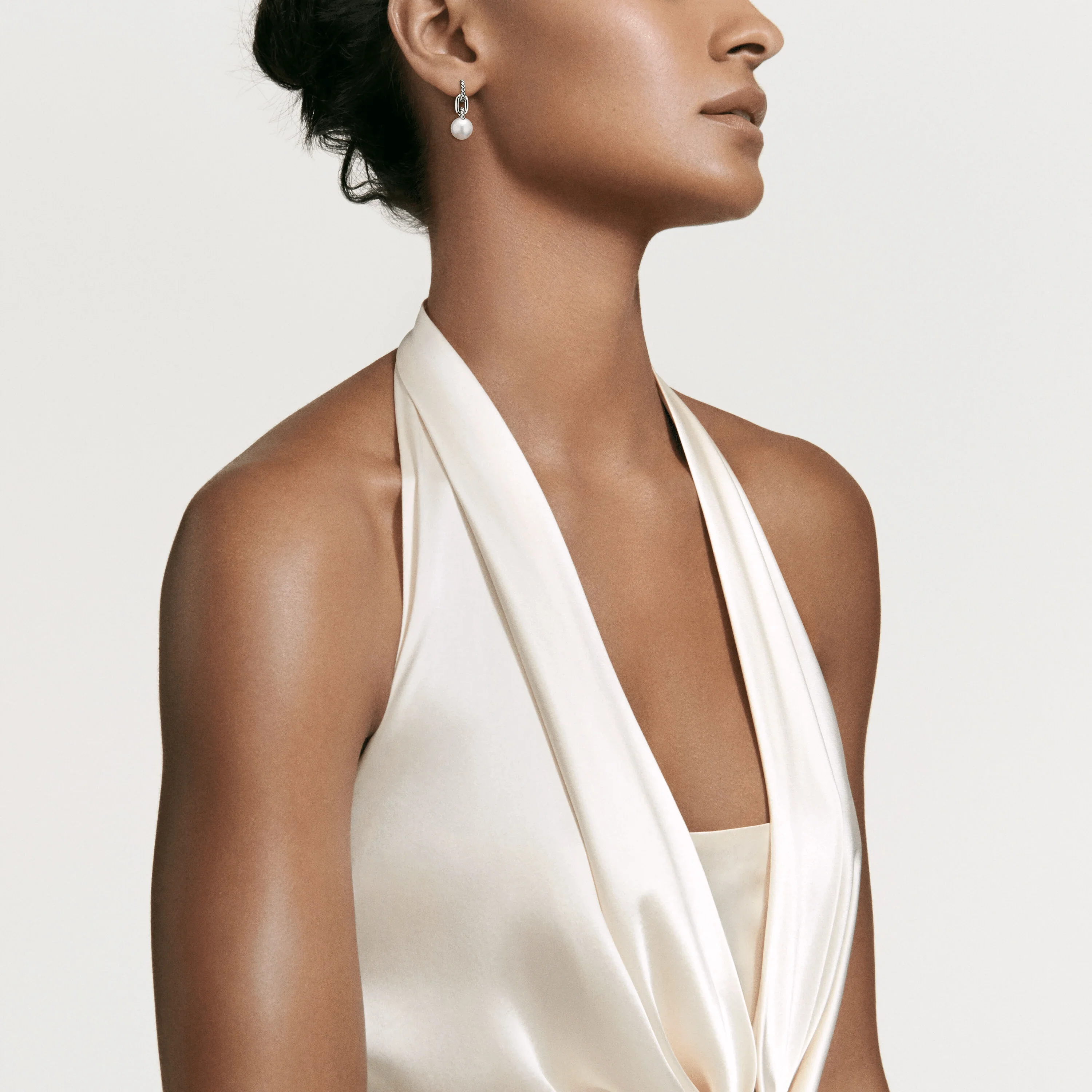 DY Madison® Pearl Chain Drop Earrings - Image 3
