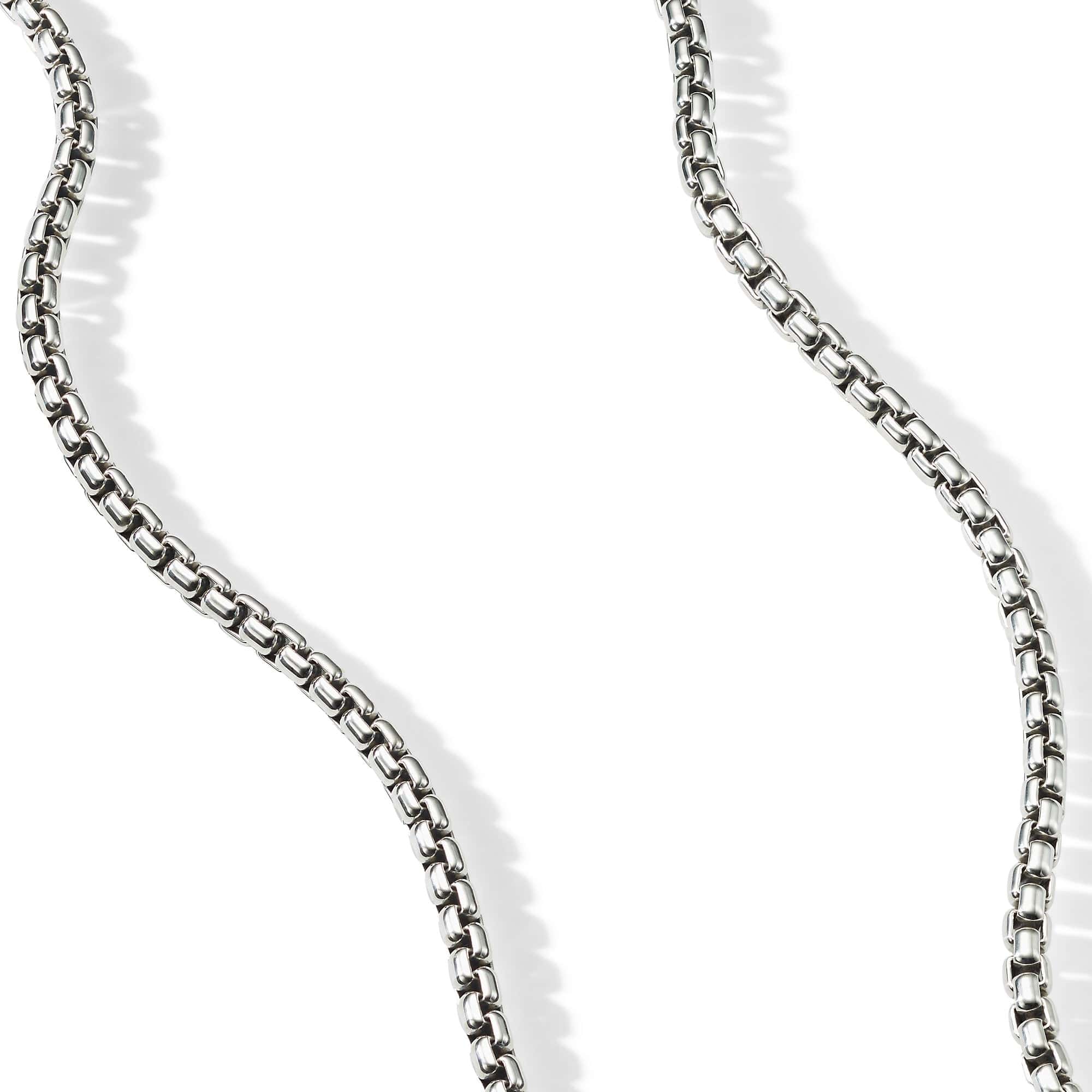 Box Chain Necklace with Gold - Image 3