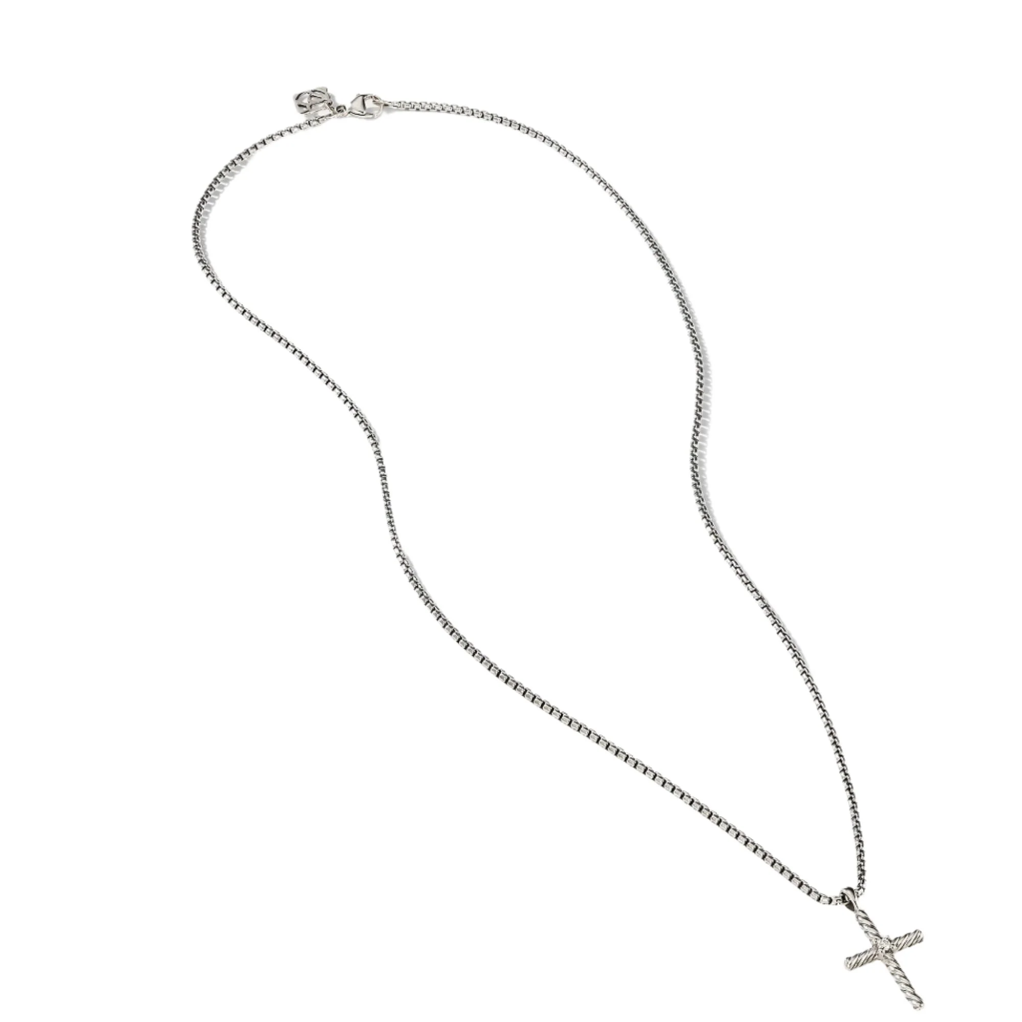 Cross Necklace with Diamond - Image 3