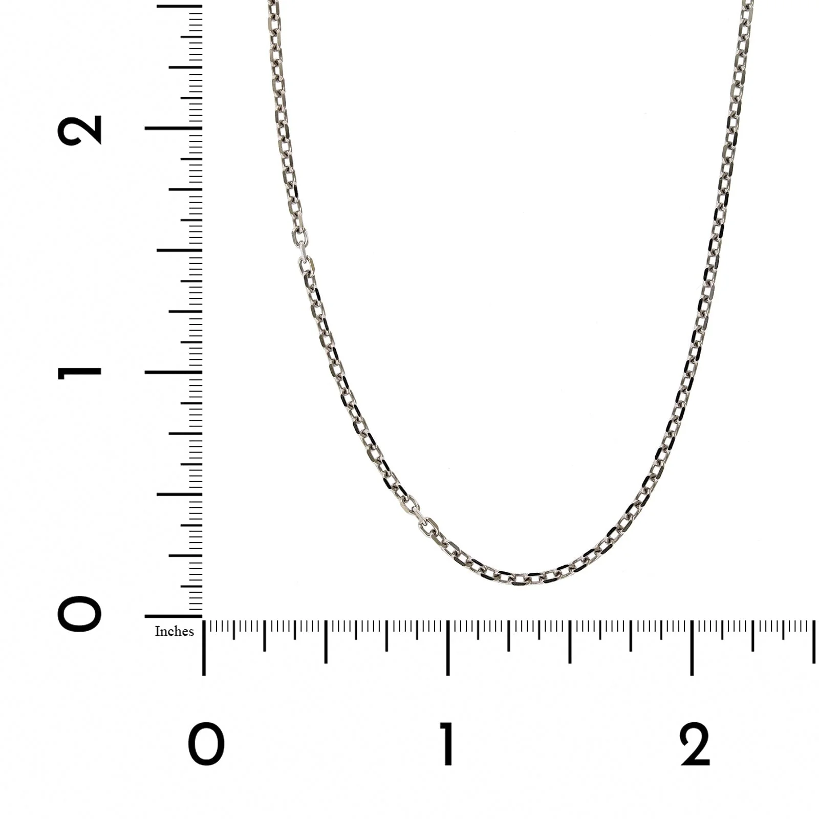 Sterling Silver Cable Chain Necklace - Image 3