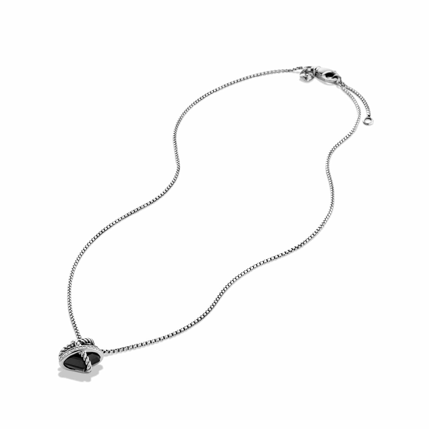 Necklace with Black Onyx and Diamonds - Image 3