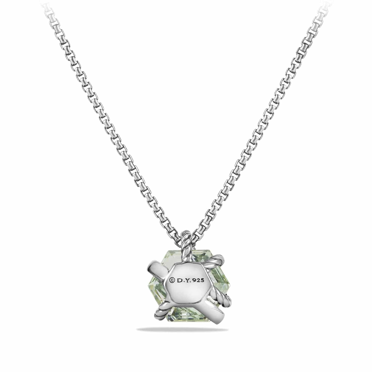 Necklace with Prasiolite and Diamonds - Image 3