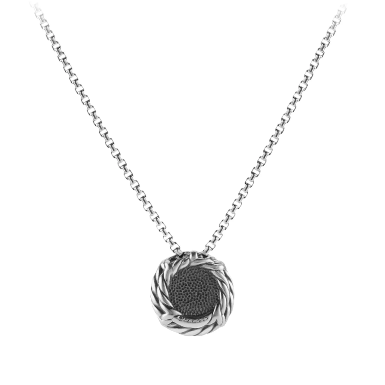 Chatelaine Pendant Necklace with Black Onyx - Image 4