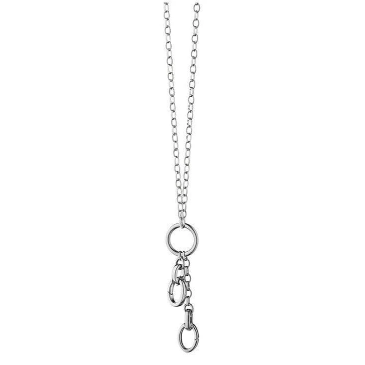 Sterling Silver 3 Charm Enhancer Chain