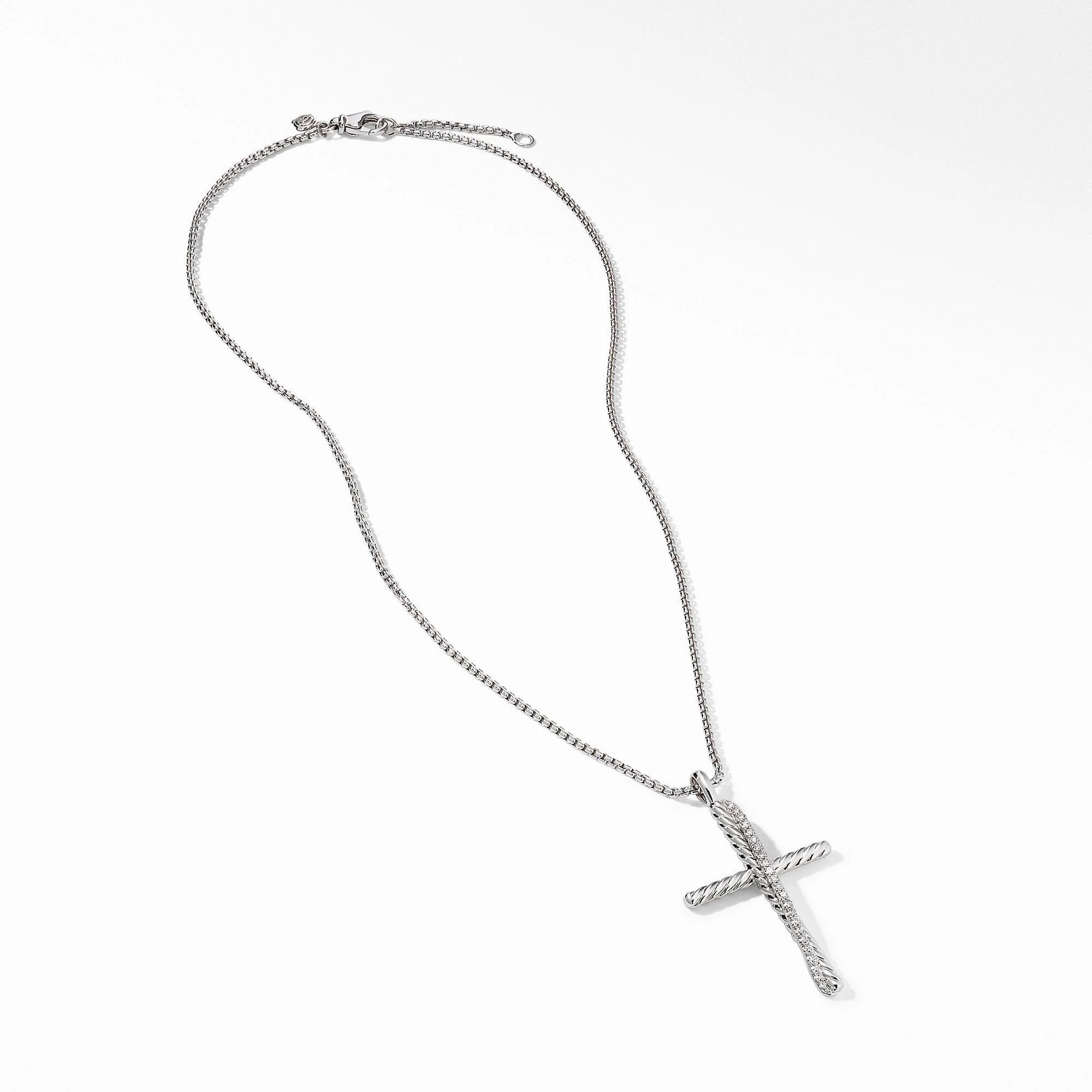 Crossover XL Cross Necklace with Diamonds - Image 2